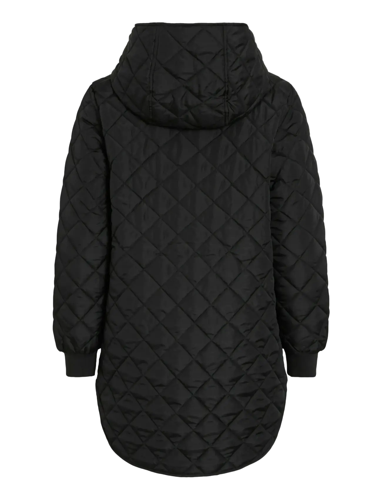 Vila - VITATE L/S HOODED JACKET - NOOS - black beauty - 2