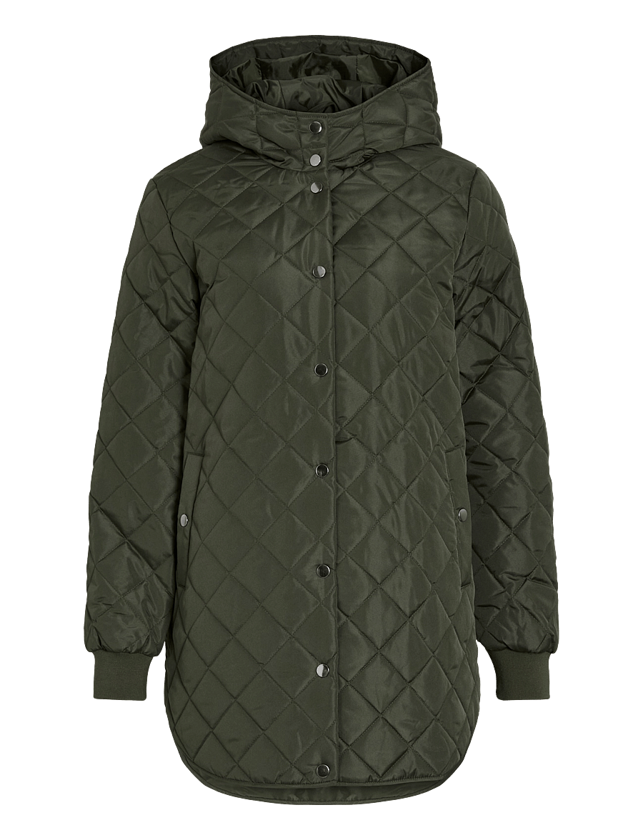 Vila - VITATE L/S HOODED JACKET - NOOS - deep depths - 1