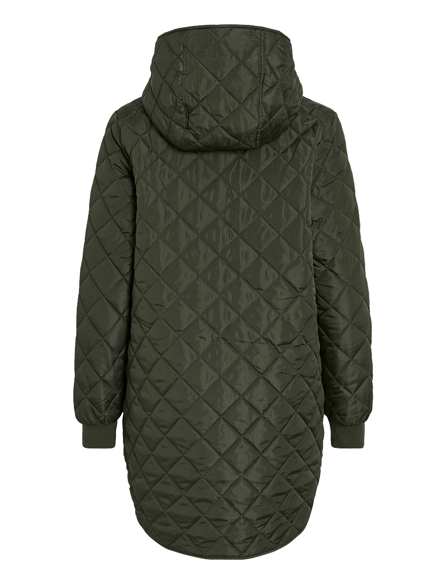 Vila - VITATE L/S HOODED JACKET - NOOS - deep depths - 2
