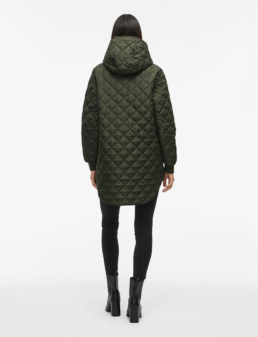 Vila - VITATE L/S HOODED JACKET - NOOS - deep depths - 3