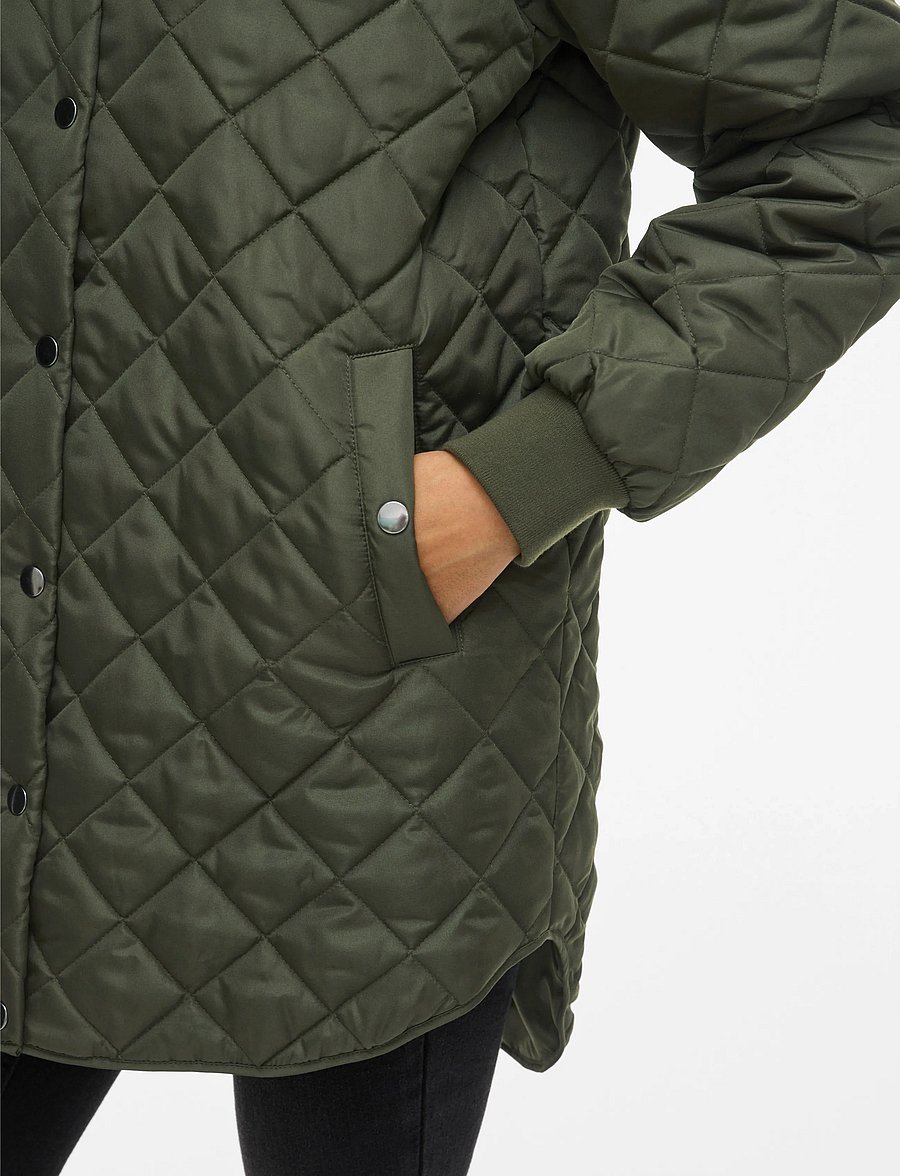 Vila - VITATE L/S HOODED JACKET - NOOS - deep depths - 5