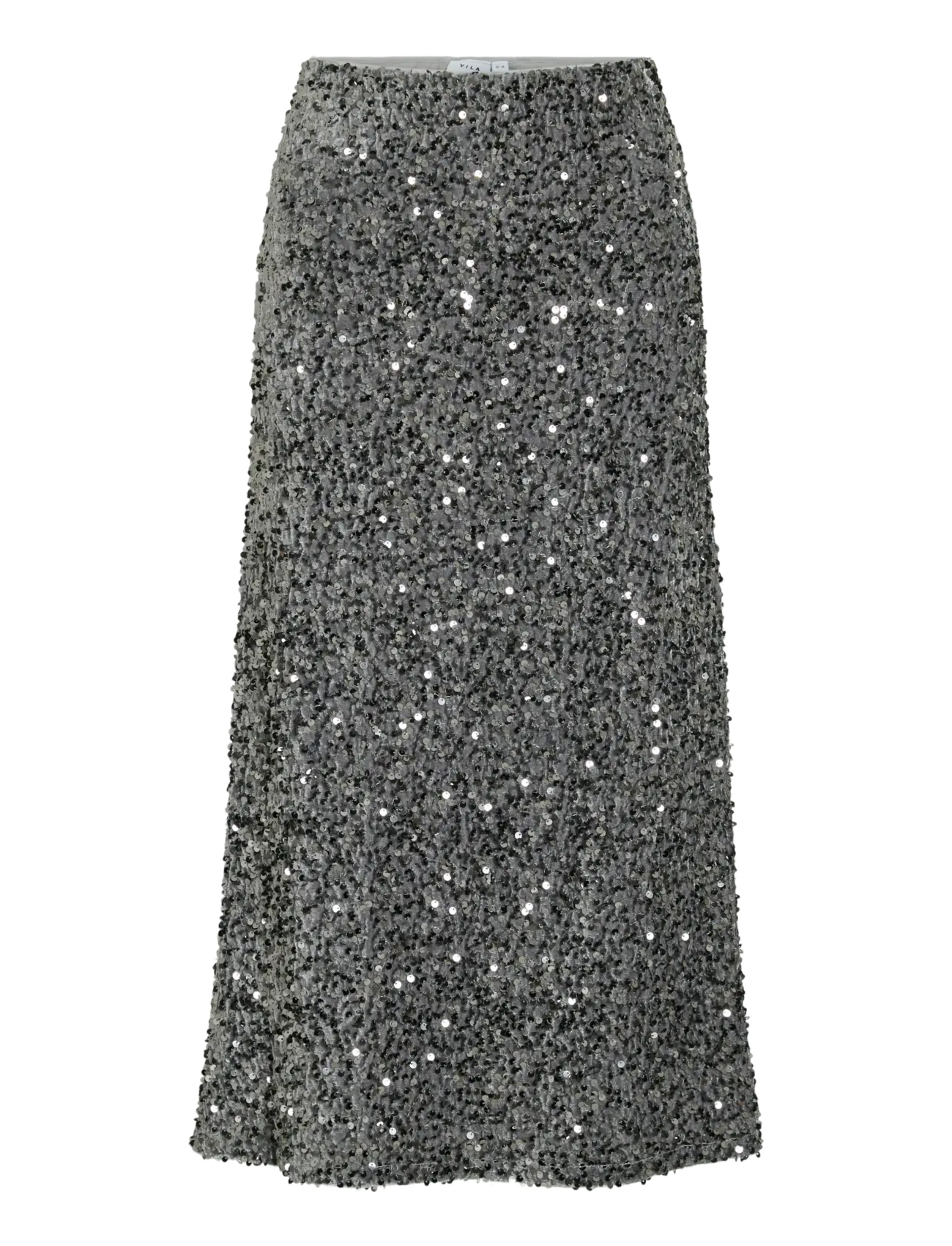 Vila VIFAITH HW MIDI SEQUIN SKIRT/1 - Vila - POPPY SEED / grey