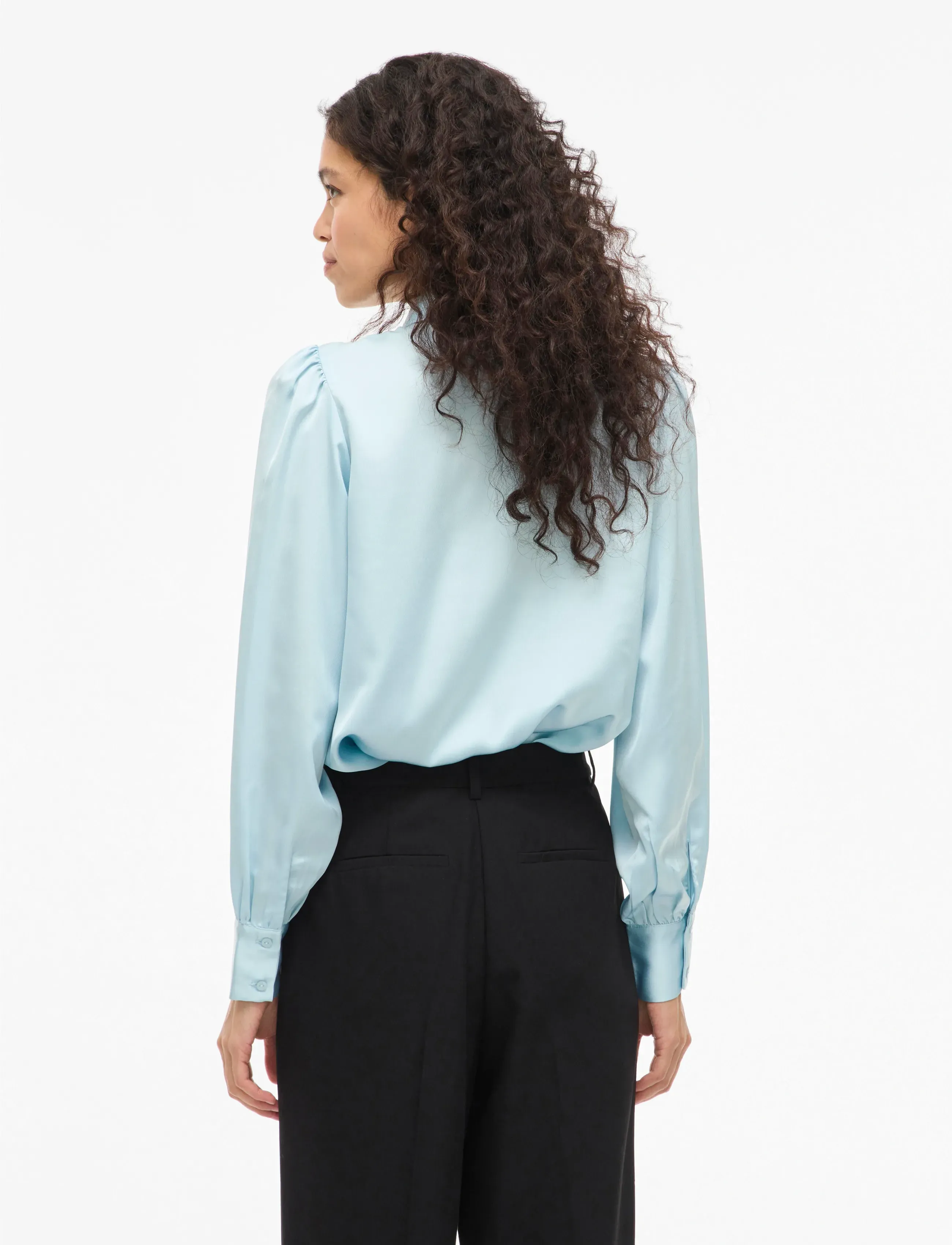 Vila - VILUCHA L/S SHIRT/BFS - chemises à manches longues - winter sky - 3