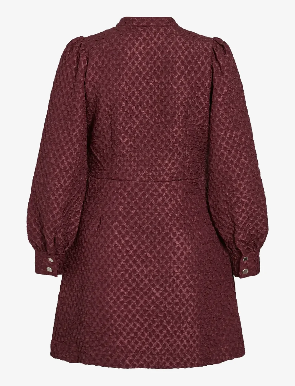 Vila - VITALIAMA L/S JAQCUARD DRESS - skjortklänningar - fig - 1