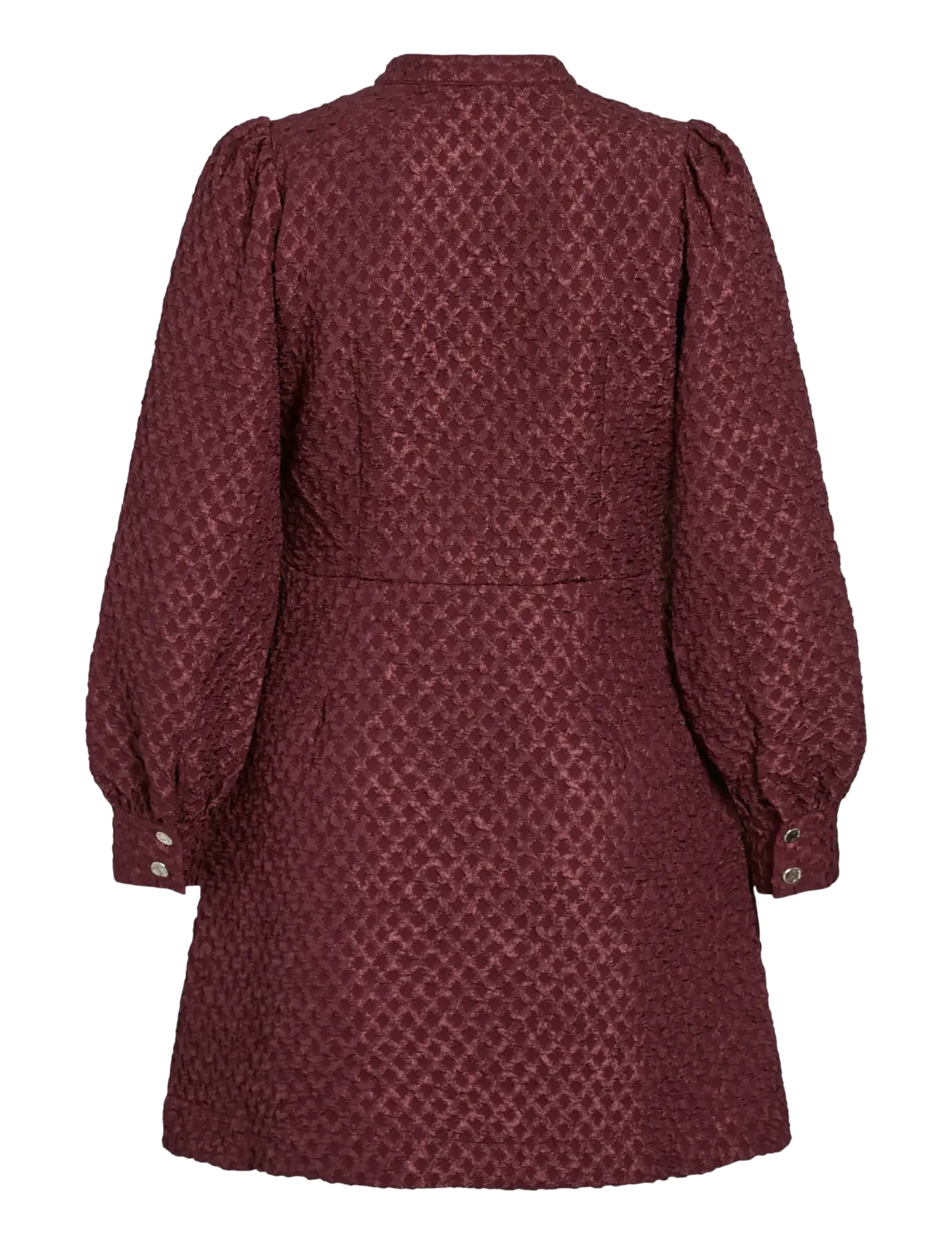 Vila - VITALIAMA L/S JAQCUARD DRESS - shirt dresses - fig - 1