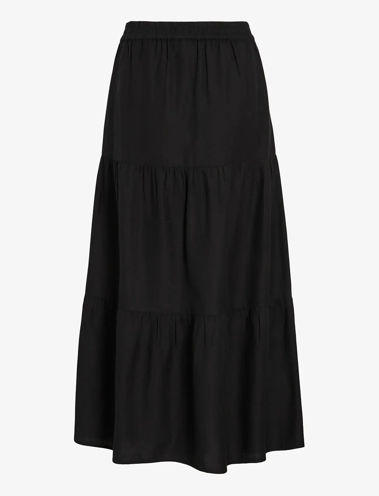 Vila - VIPRISILLA HW ANKLE SKIRT - NOOS - maxi nederdele - black beauty - 2
