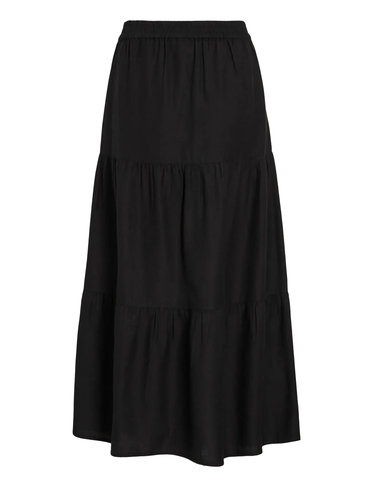 Vila - VIPRISILLA HW ANKLE SKIRT - NOOS - maxi röcke - black beauty - 2