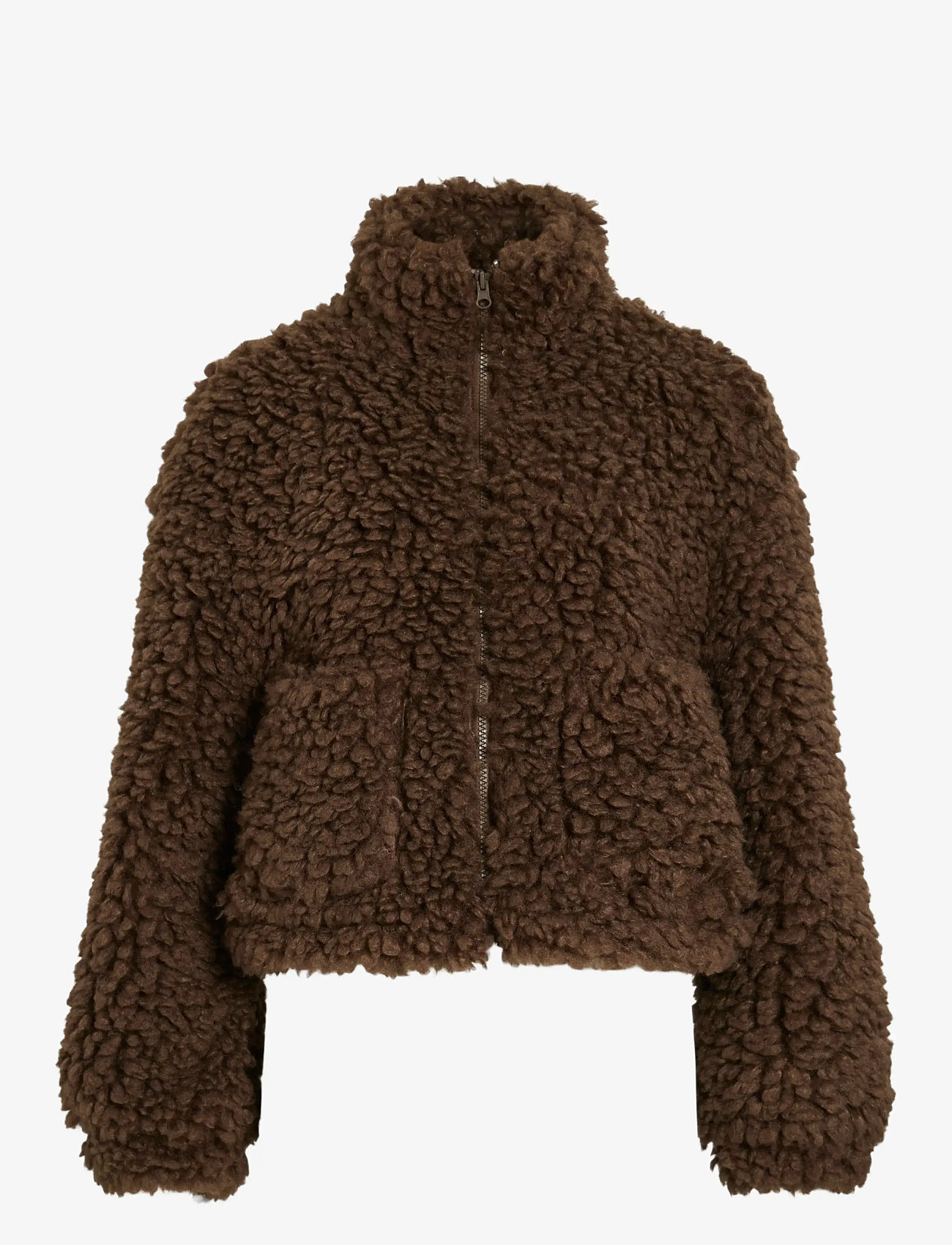 Vila - VIFIOLA L/S SHORT JACKET - mellanlager - coffee bean - 0