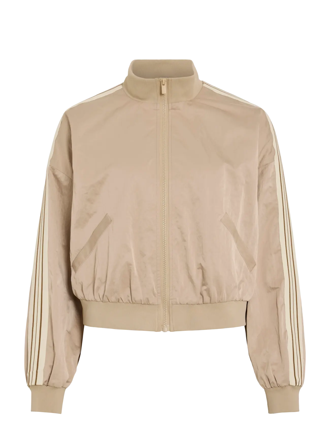 VILA Vihaba Bomber Jacke Beige - 38 - Damen