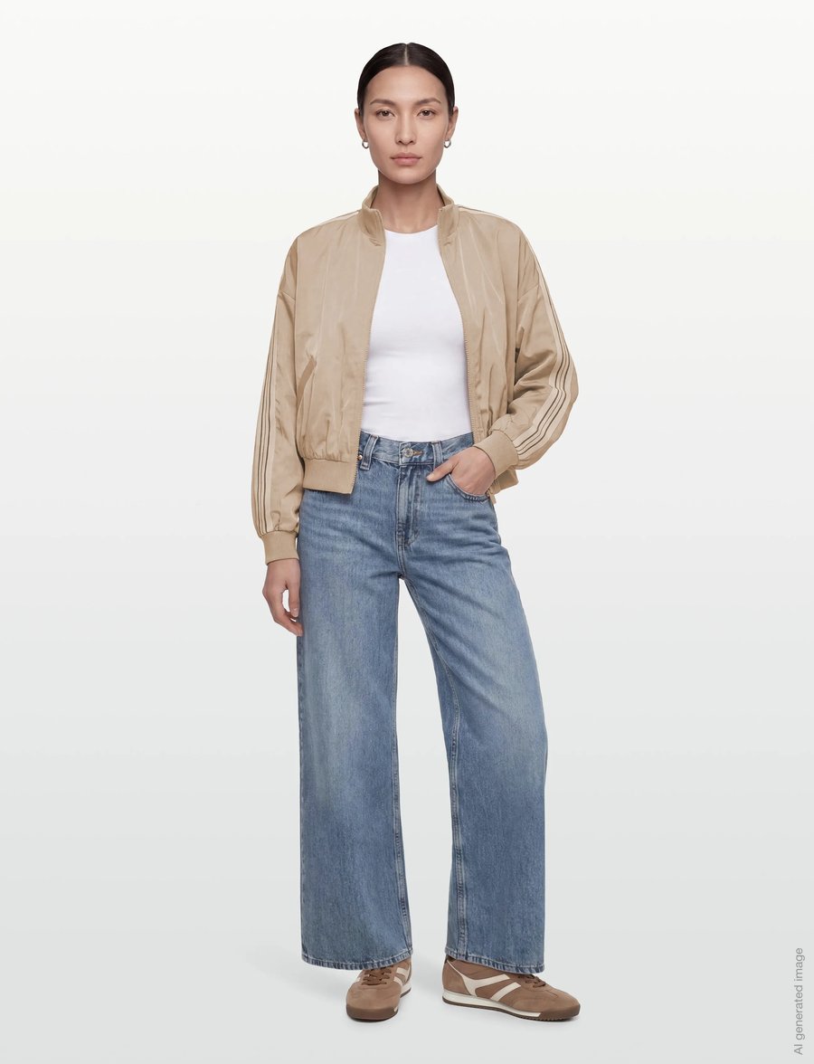 Vila - VIHABA BOMBER JACKET - freizeitjacken - feather gray - 0