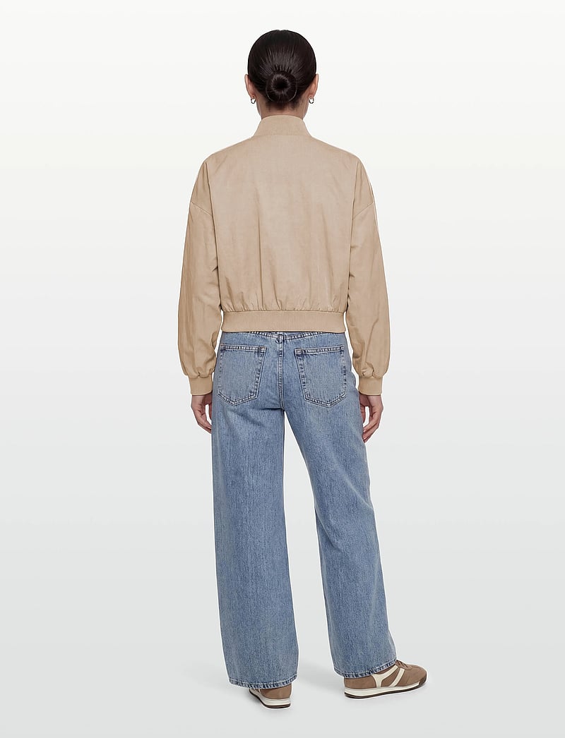Vila - VIHABA BOMBER JACKET - freizeitjacken - feather gray - 4