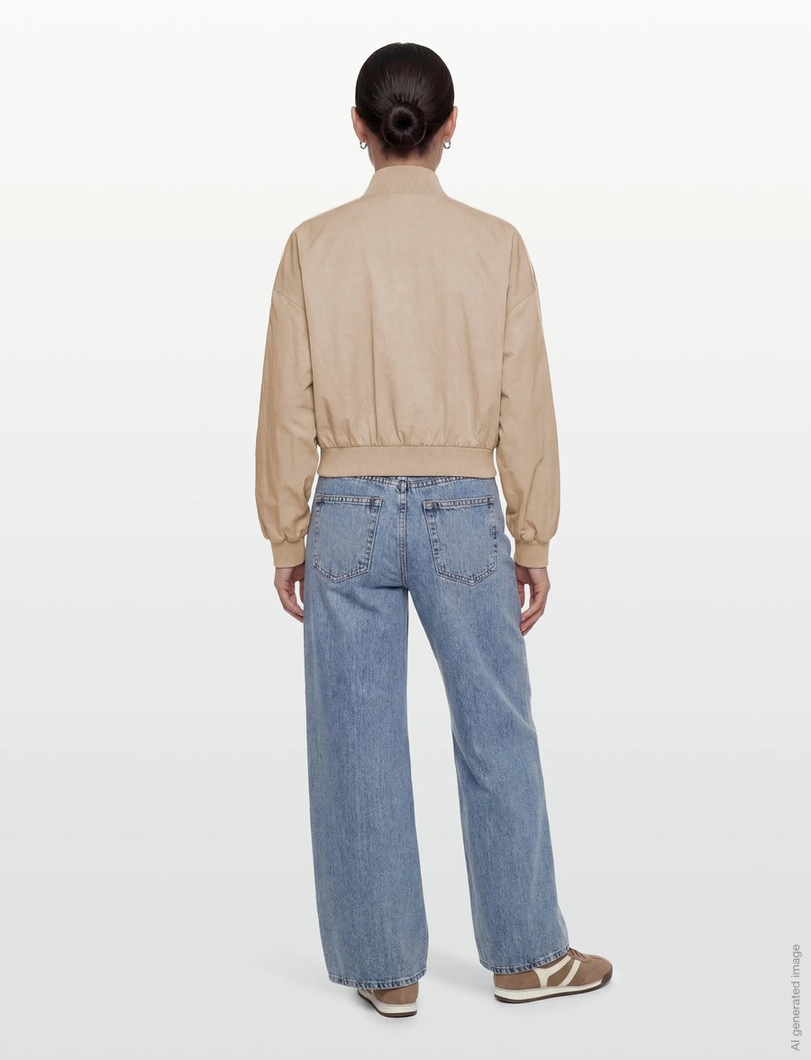 Vila - VIHABA BOMBER JACKET - freizeitjacken - feather gray - 4