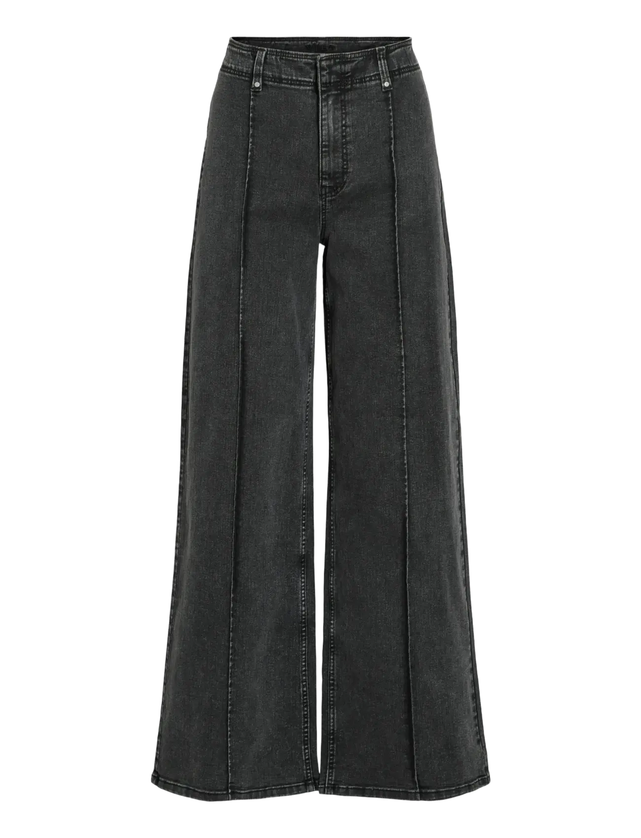 Vila Vialba Hw Wide Jeans Dgd Nus570, 40 x 32, Jeans, Schwarz - Wide, Frauen