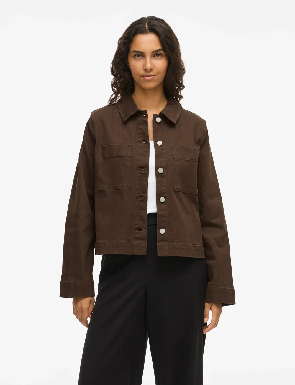 Vila - VICHIA NEW L/S JACKET - pealissärgid - demitasse - 4