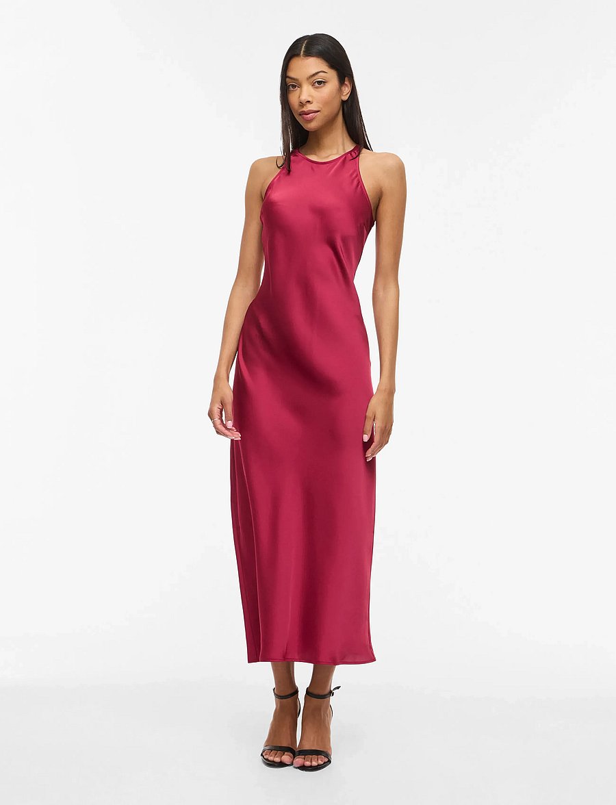 Vila - VIRAVENNA S/L ANKLE DRESS - NOOS/OC - aftenkjoler - anemone - 4