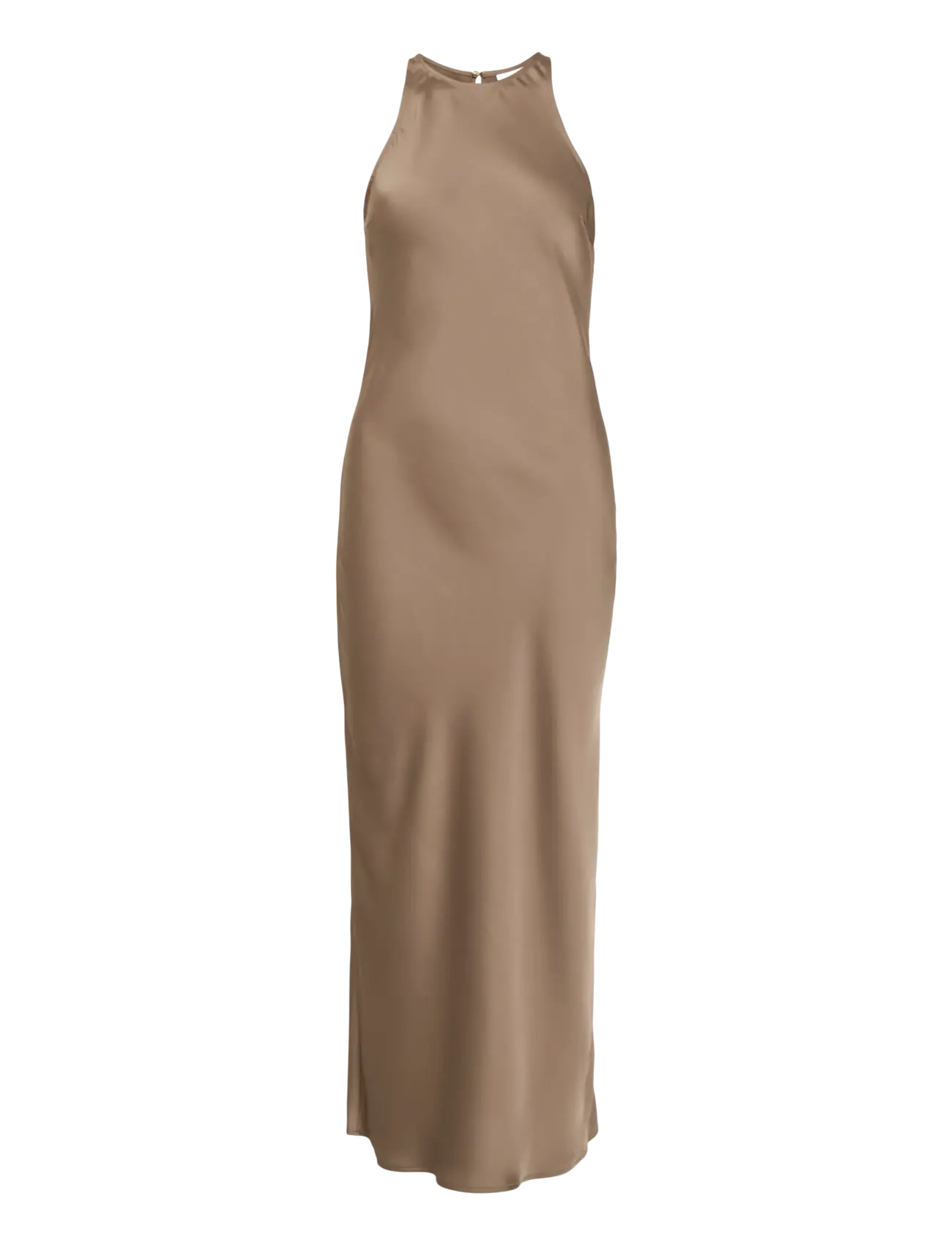 Vila VIRAVENNA S/L ANKLE DRESS - NOOS/OC - Maxikleider - FOSSIL / brown