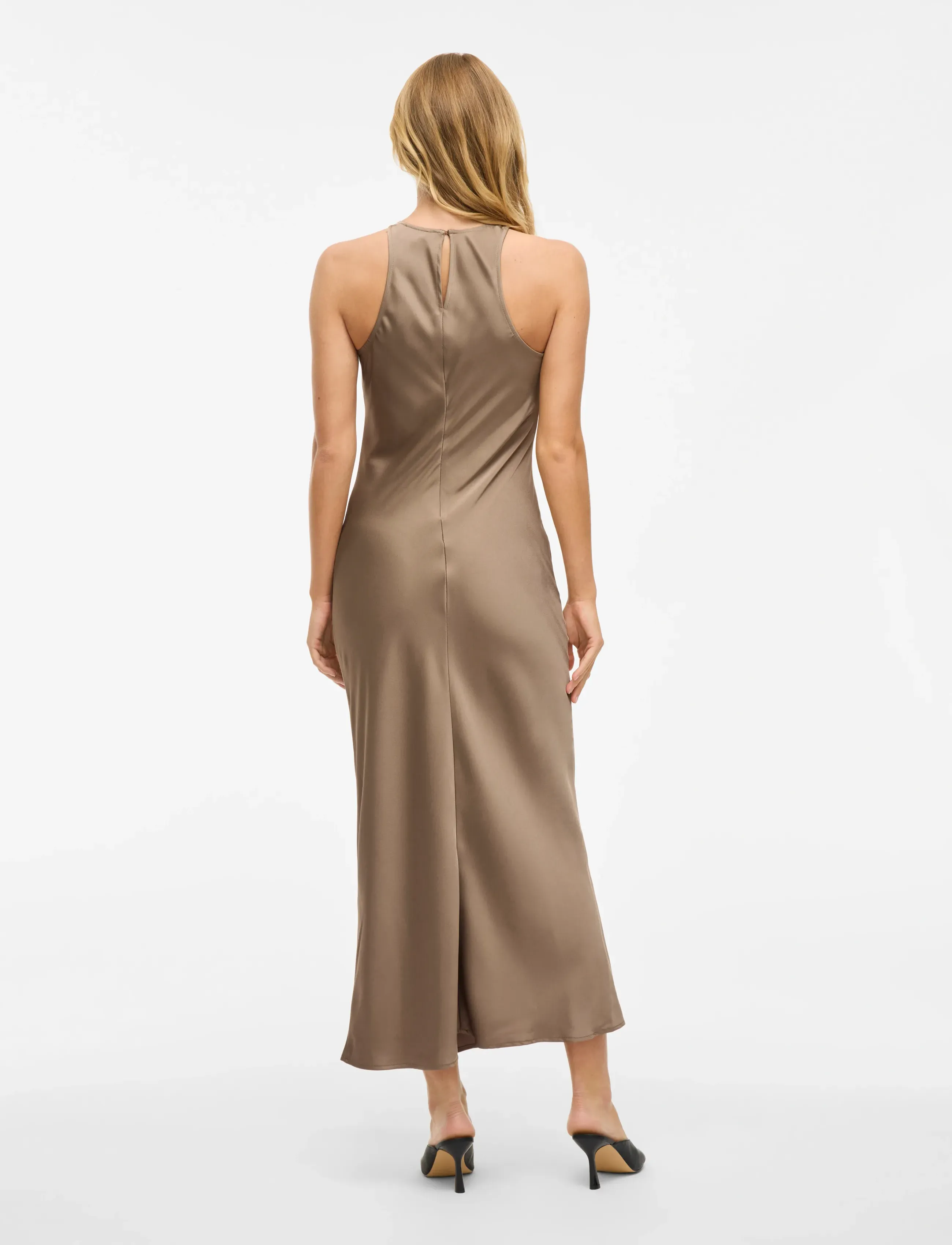 Vila - VIRAVENNA S/L ANKLE DRESS - NOOS/OC - selskapskjoler - fossil - 3