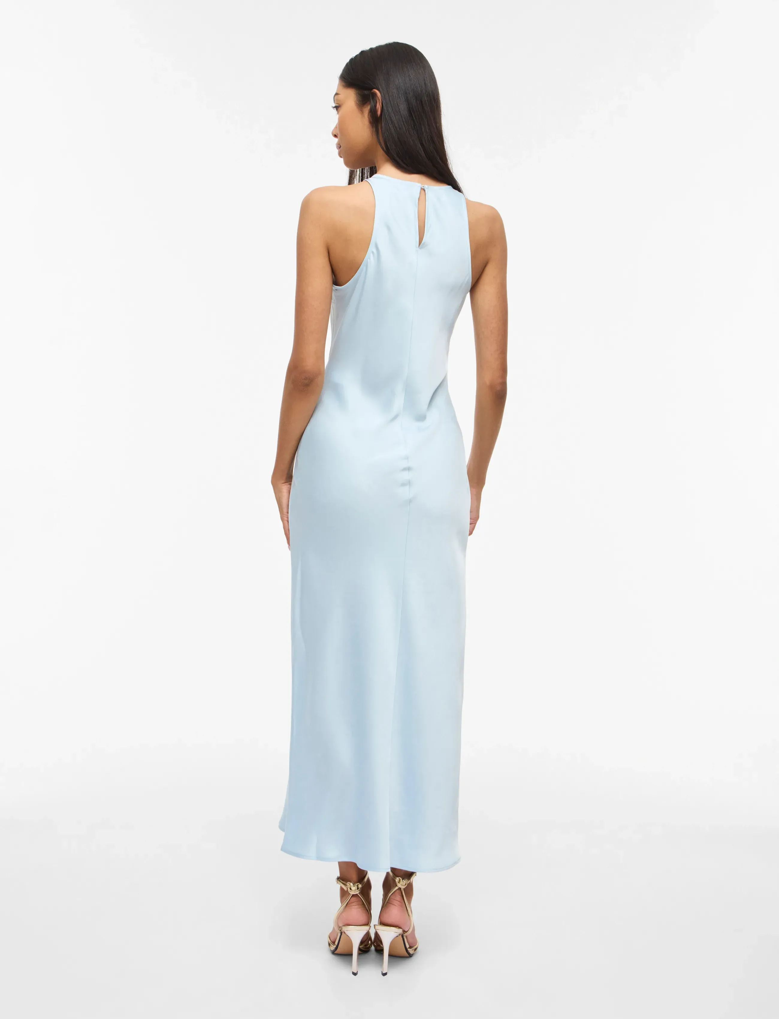 Vila - VIRAVENNA S/L ANKLE DRESS - NOOS/OC - aftenkjoler - nantucket breeze - 3