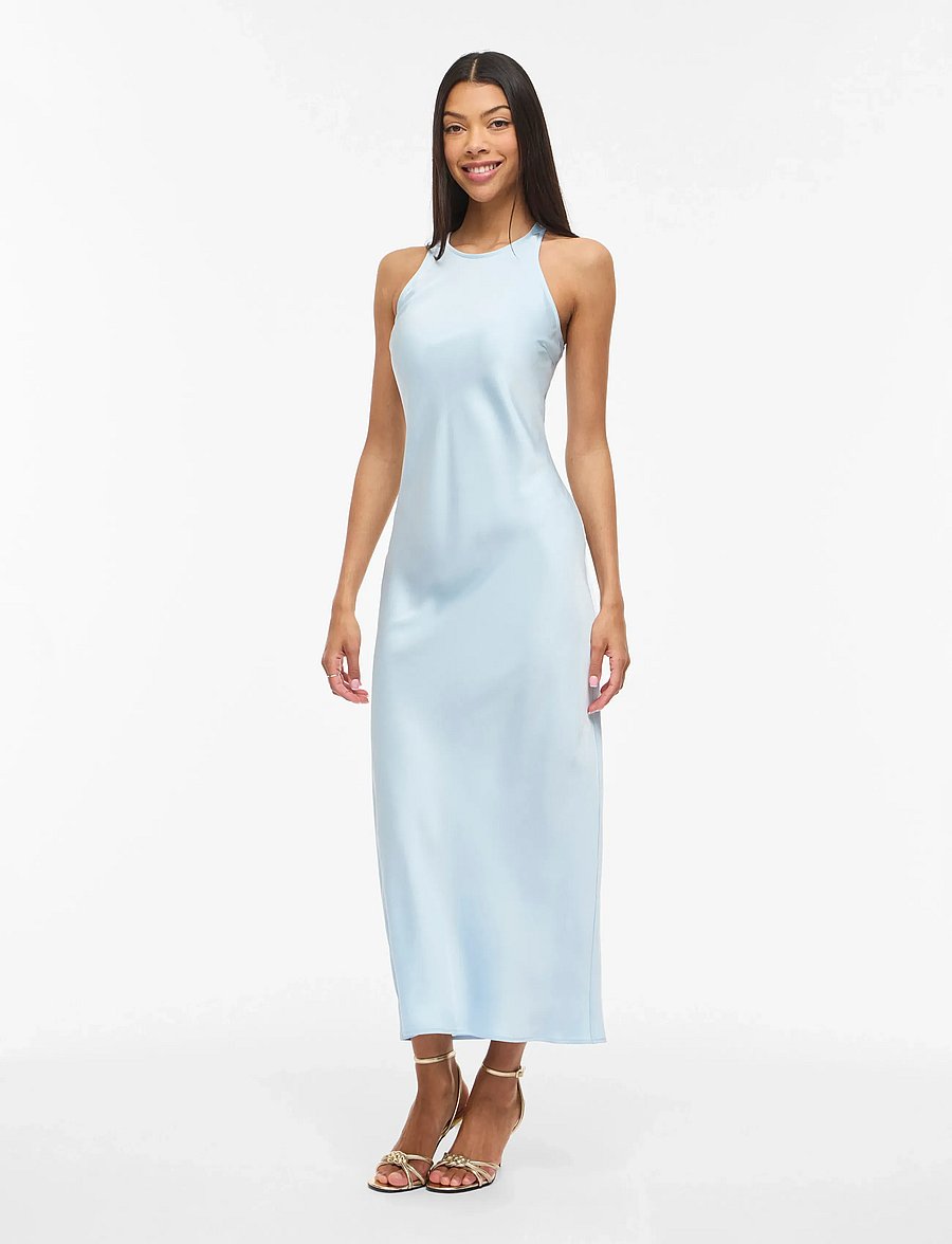 Vila - VIRAVENNA S/L ANKLE DRESS - NOOS/OC - aftenkjoler - nantucket breeze - 4