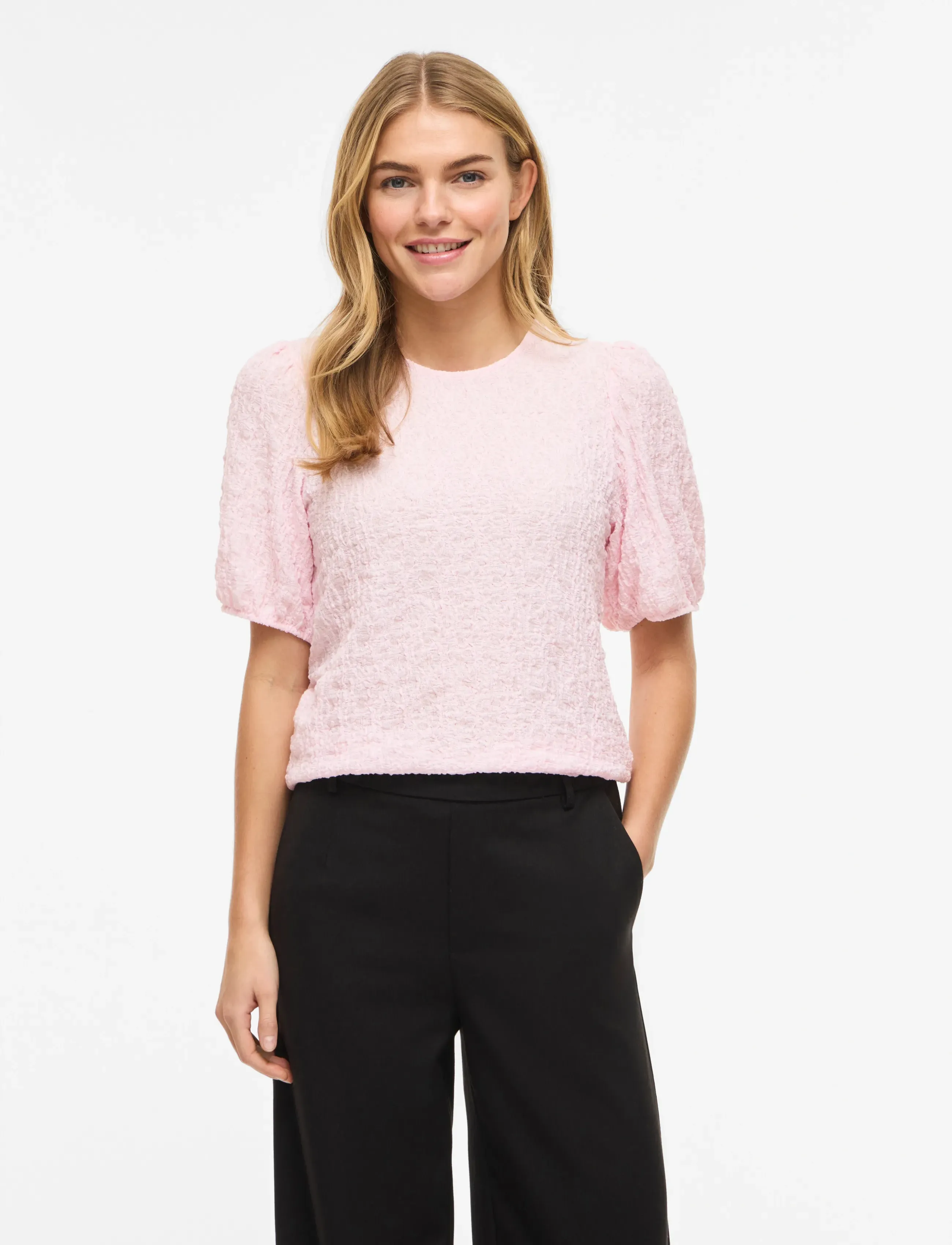 Vila VIFALL O-NECK 2/4 TOP - NOOS - T-skjorter & Topper - CHERRY BLOSSOM / pink/rose