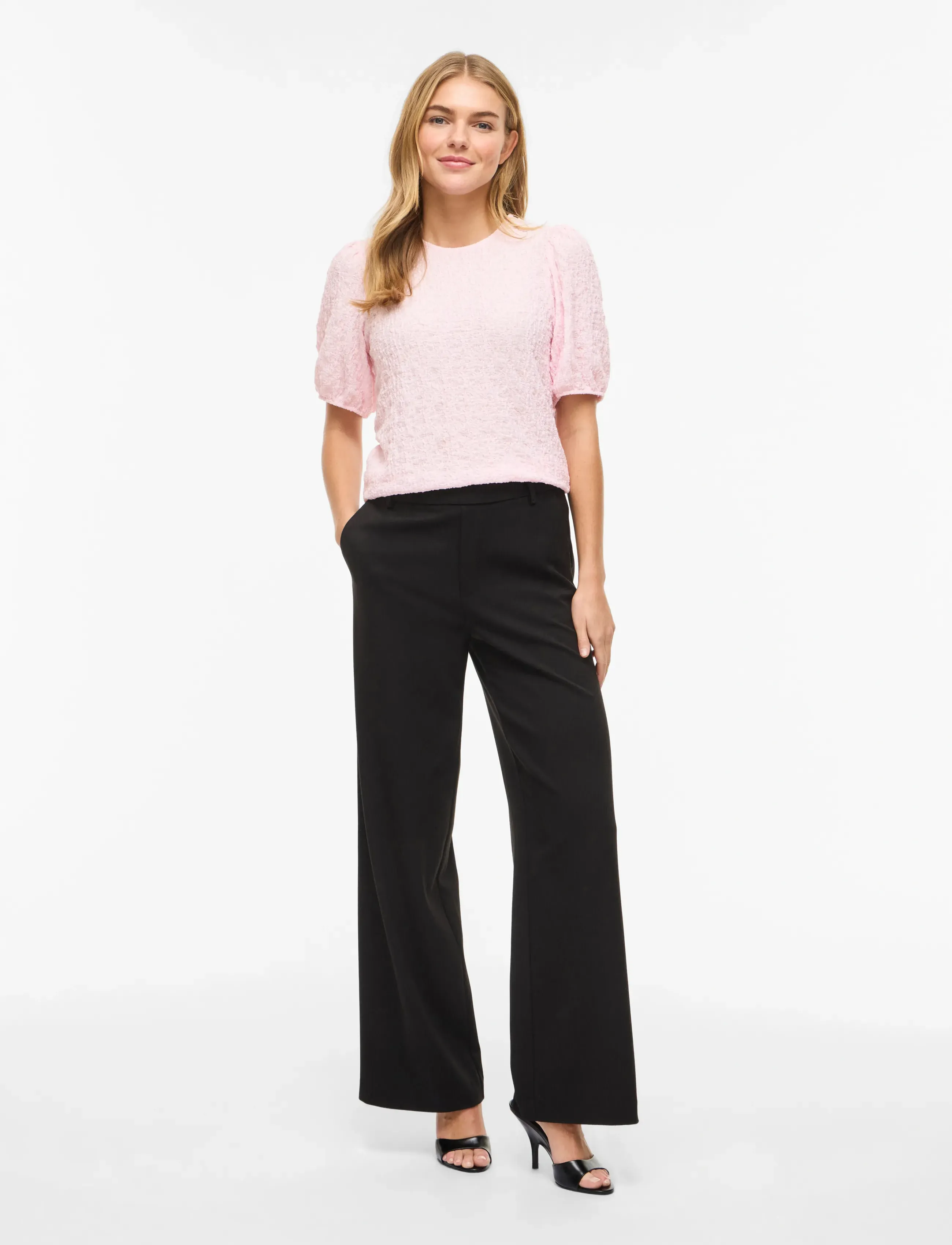 Vila - VIFALL O-NECK 2/4 TOP - NOOS - t-shirts - cherry blossom - 4