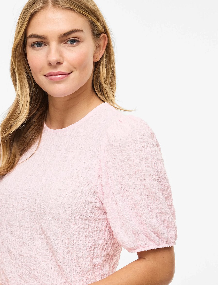 Vila - VIFALL O-NECK 2/4 TOP - NOOS - t-shirts - cherry blossom - 5