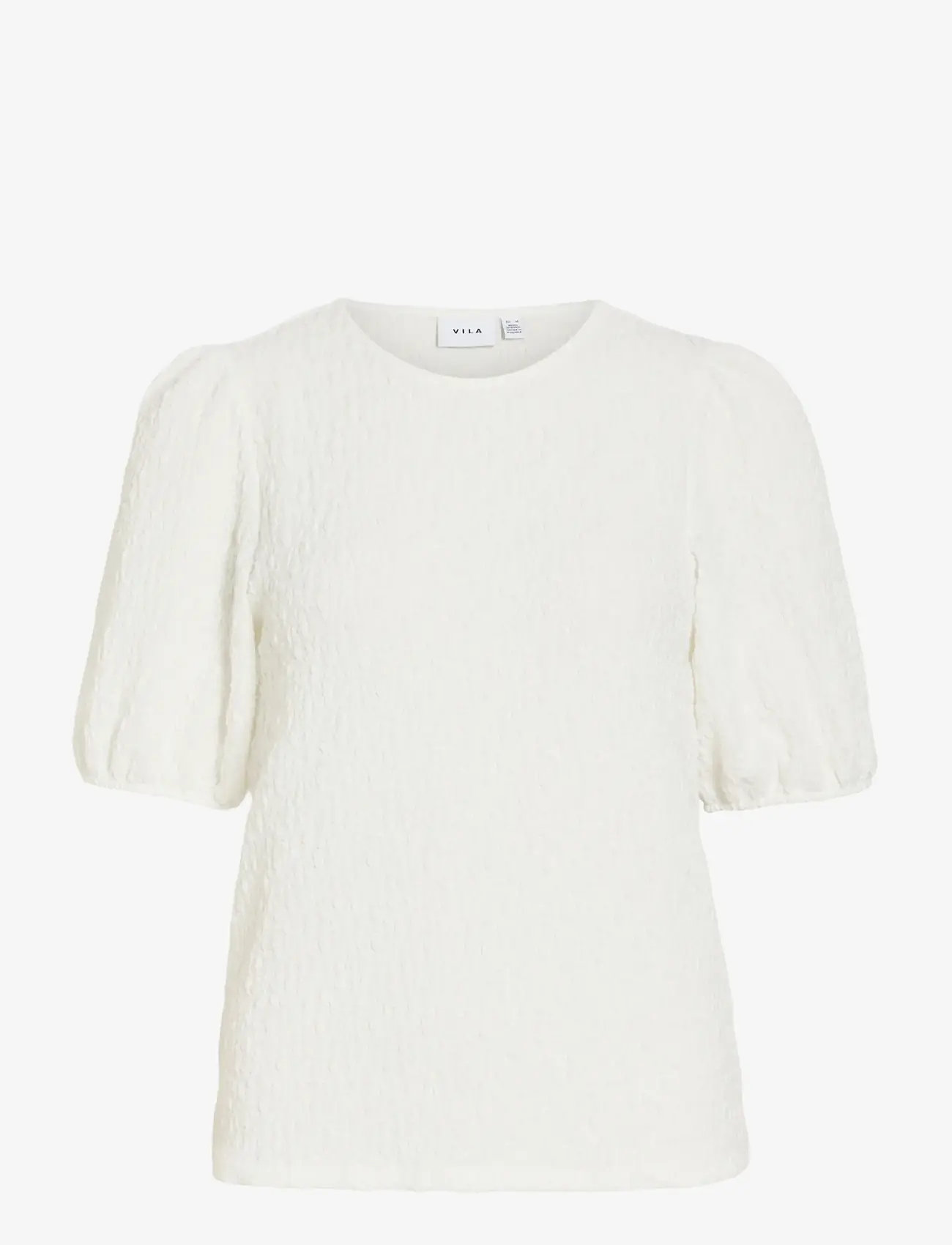 Vila - VIFALL O-NECK 2/4 TOP - NOOS - t-särgid - snow white - 1