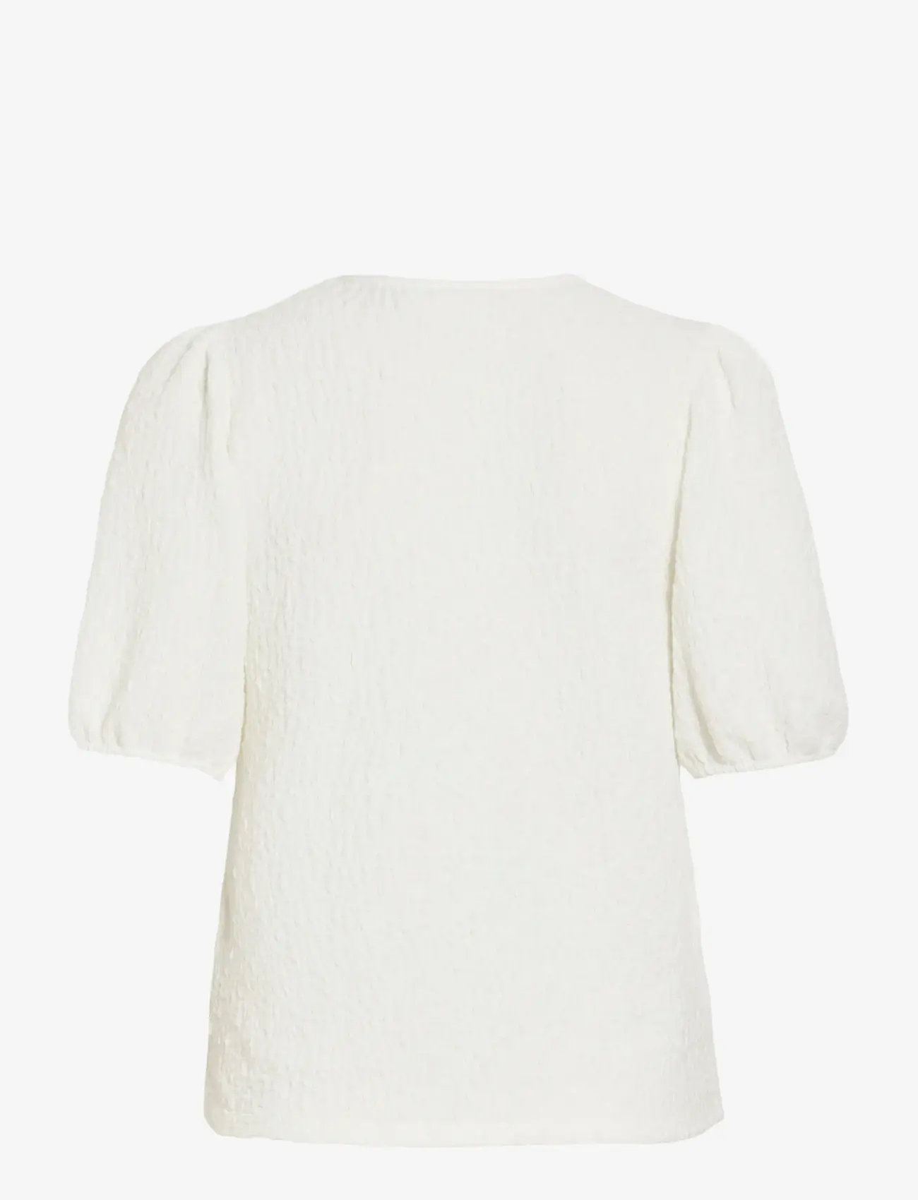 Vila - VIFALL O-NECK 2/4 TOP - NOOS - t-särgid - snow white - 2