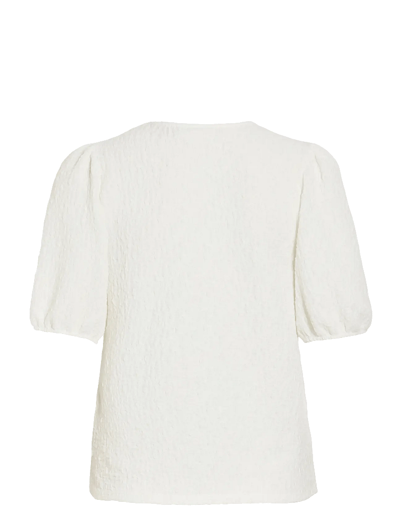 Vila - VIFALL O-NECK 2/4 TOP - NOOS - t-särgid - snow white - 2