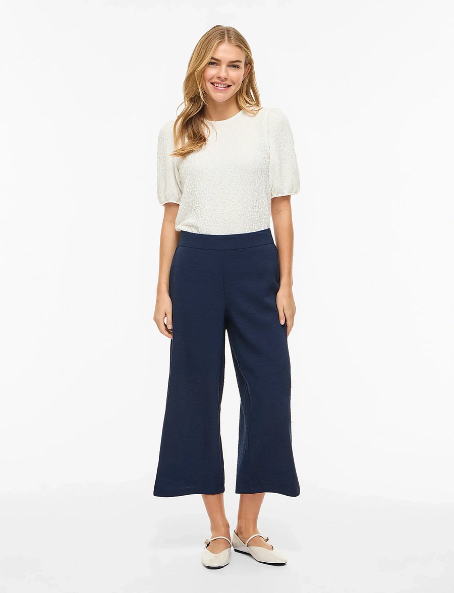 Vila - VIFALL O-NECK 2/4 TOP - NOOS - t-shirts - snow white - 4
