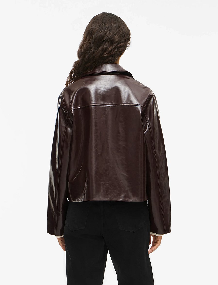 Vila - VIJENORA L/S ZIP SHORT JACKET - frühlingsjacken - fig - 3