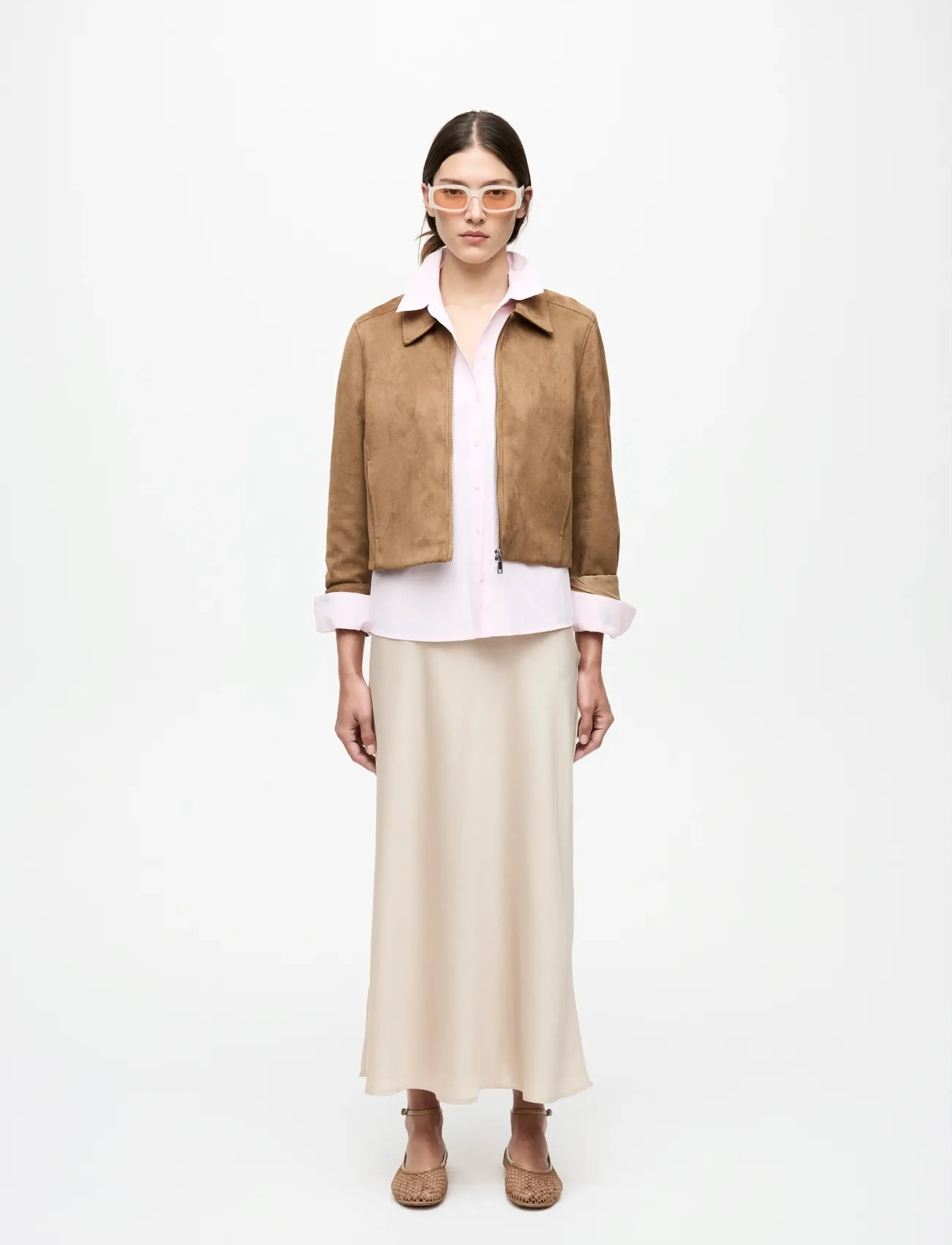 Vila - VIMOODY L/S JACKET - NOOS - toasted coconut - 4