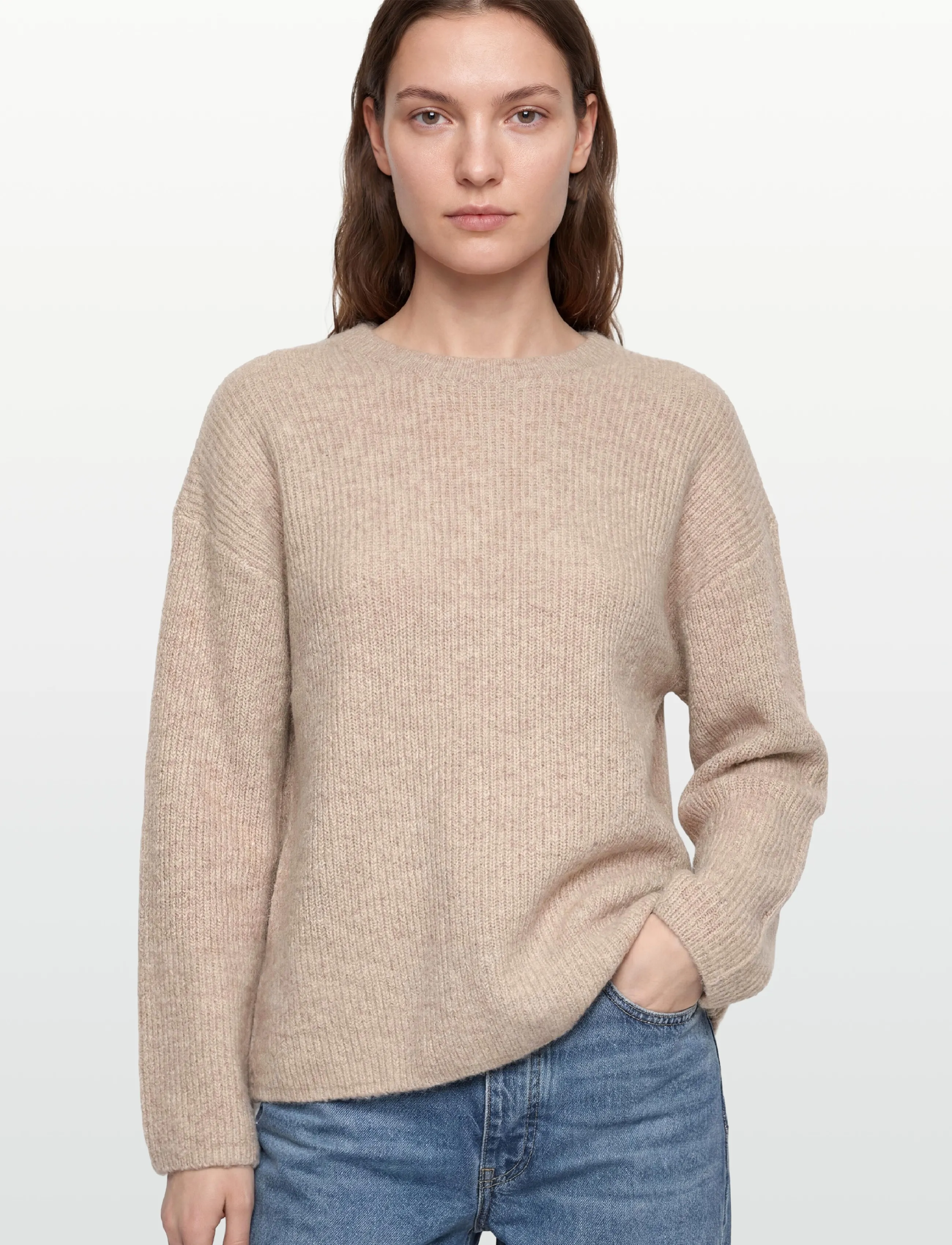 VILA Viretta O-Neck L/S Knit Bow Top/Ln stickade tröjor dam – bild 2
