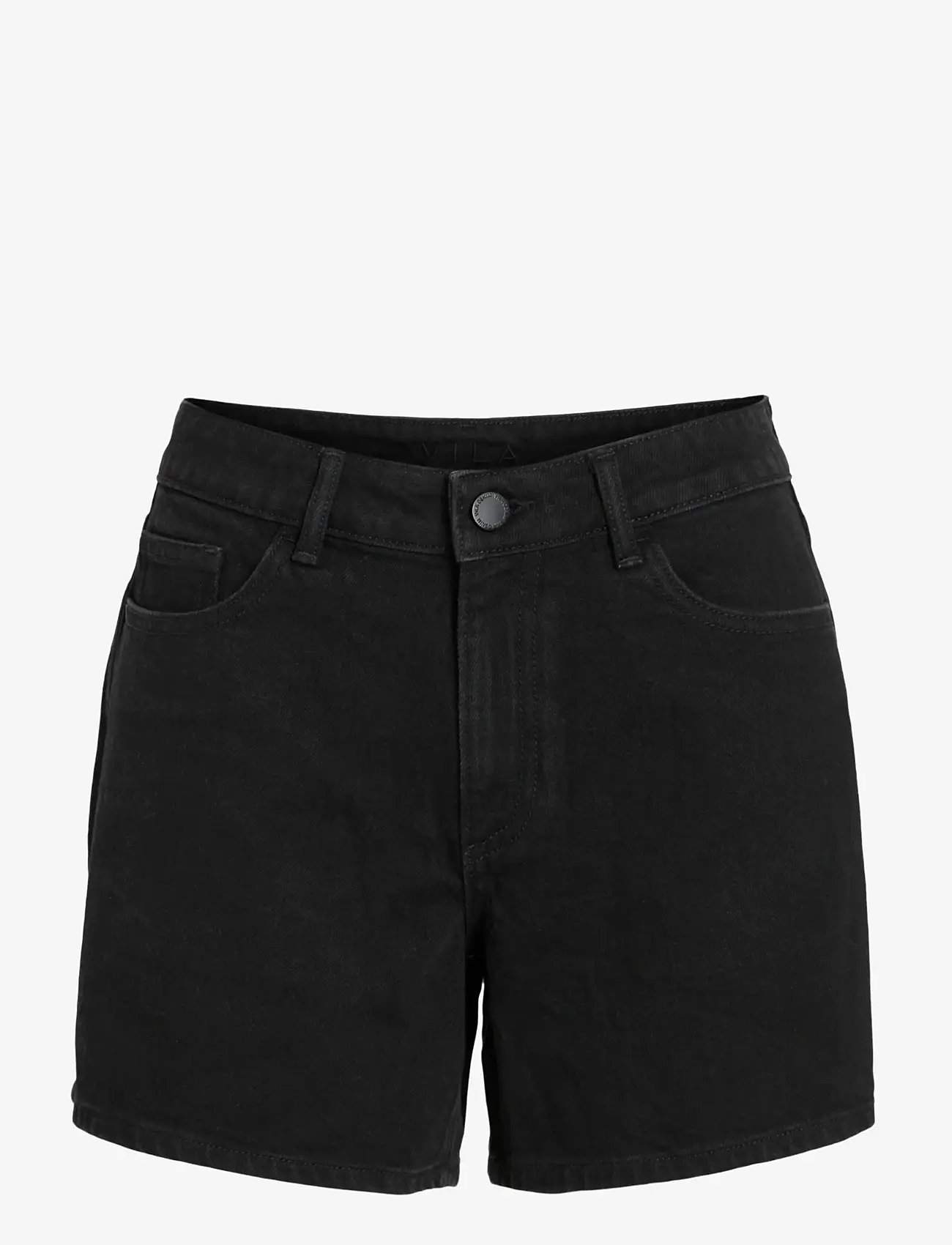 Vila - VIJAF RW DENIM SHORTS-NOOS - jorts - black denim - 1