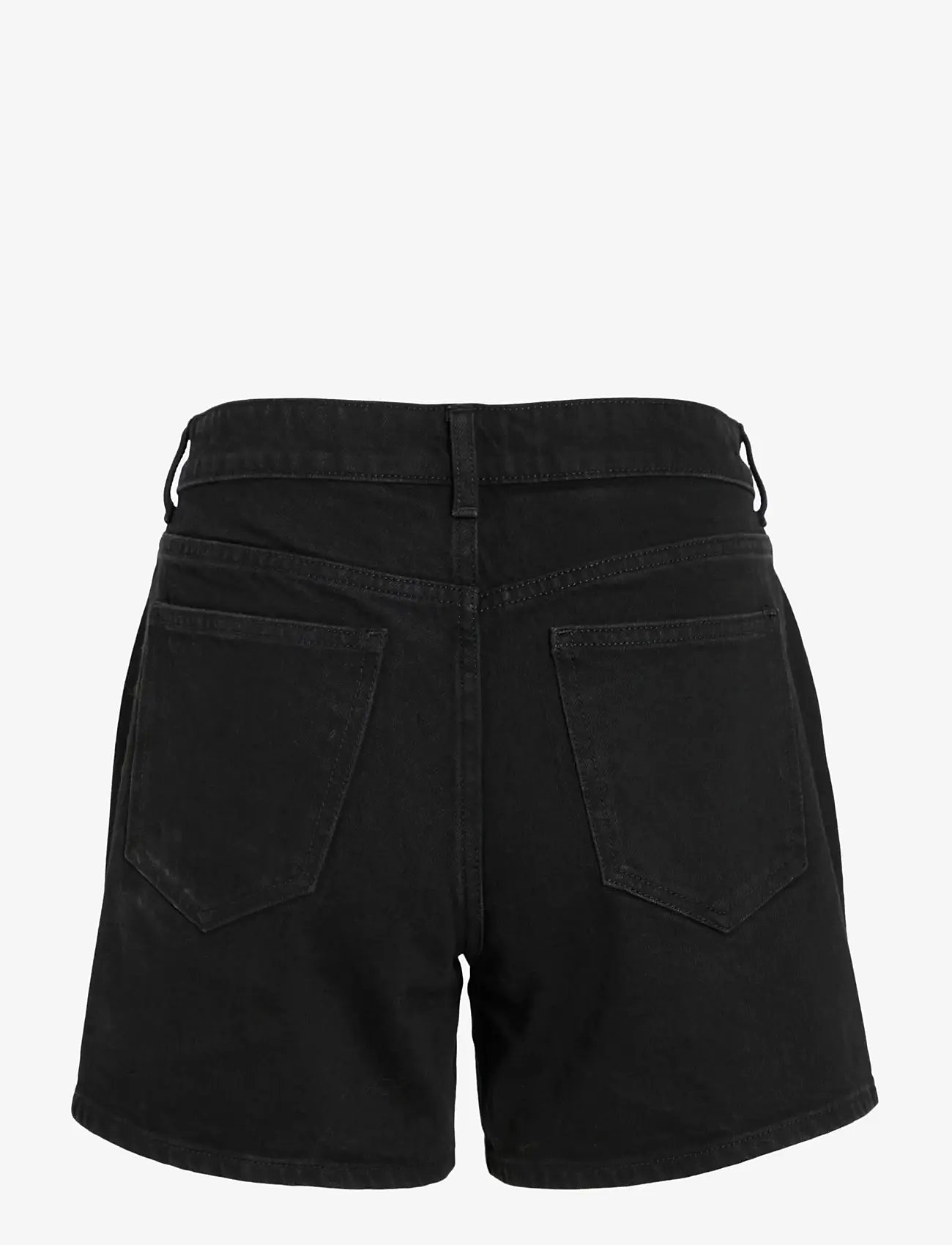 Vila - VIJAF RW DENIM SHORTS-NOOS - jorts - black denim - 2