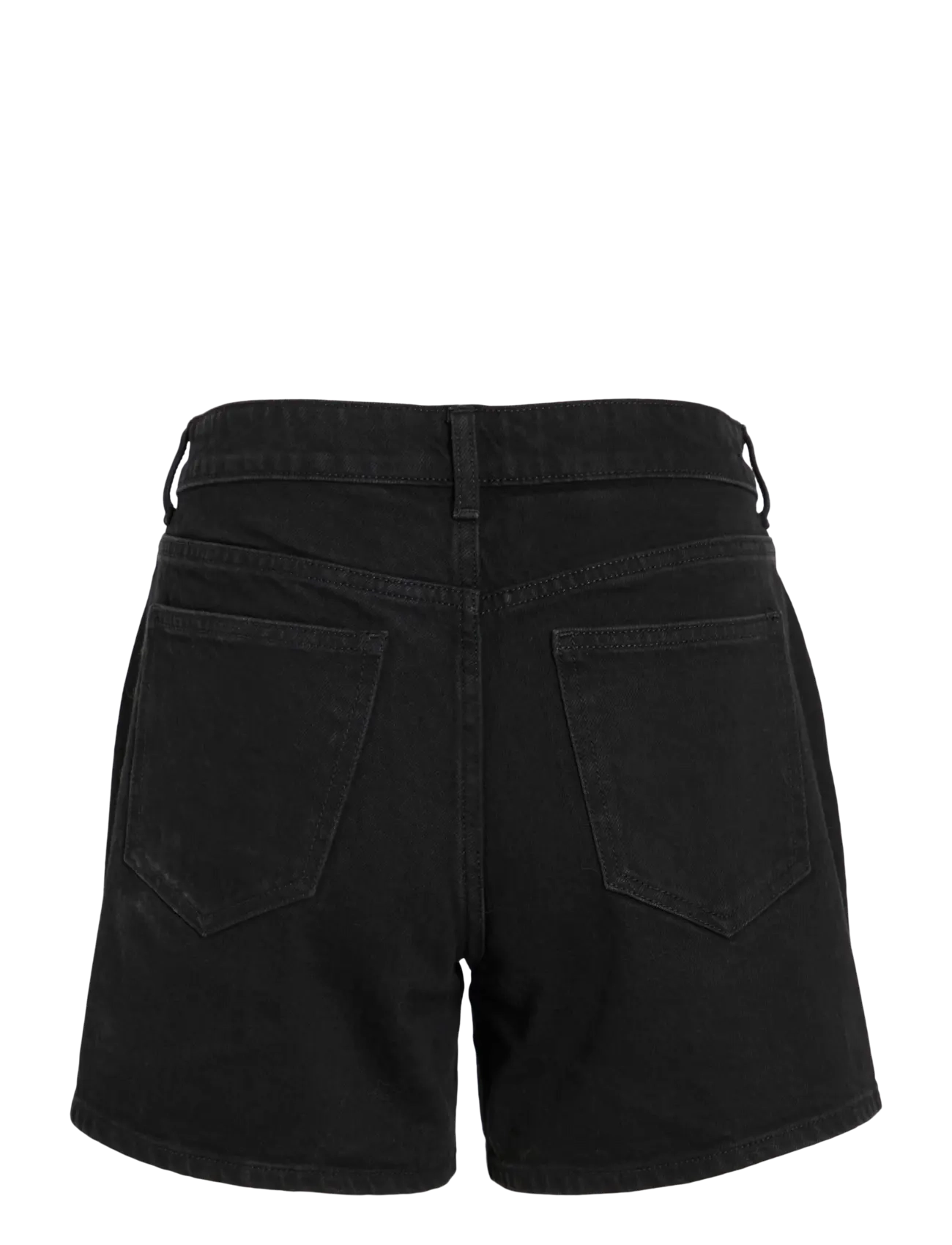 Vila - VIJAF RW DENIM SHORTS-NOOS - lühikesed teksapüksid - black denim - 2