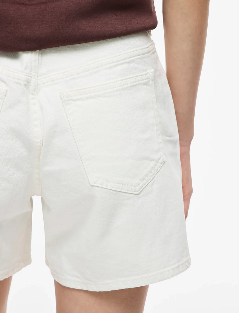 Vila - VIJAF RW DENIM SHORTS-NOOS - jorts - cloud dancer - 5