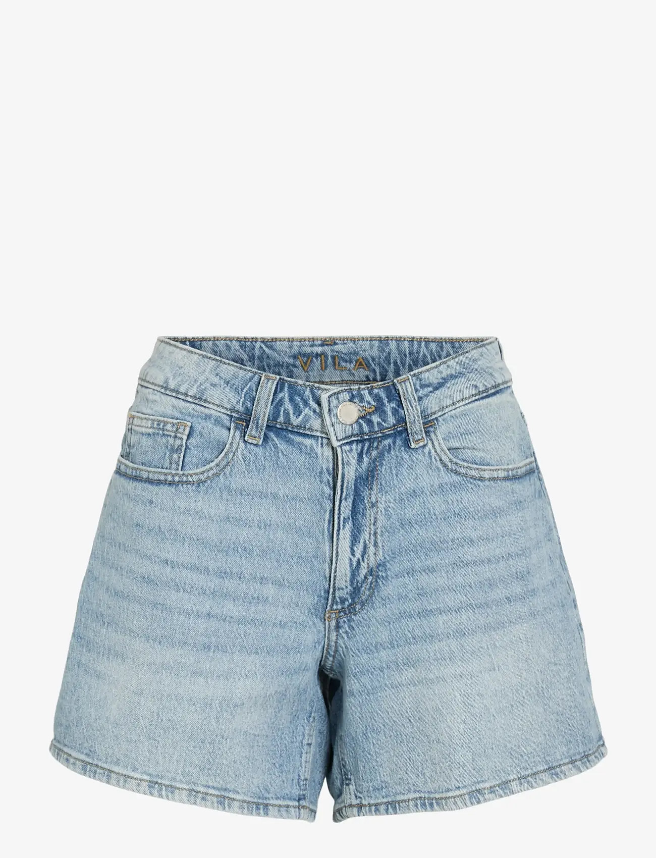 Vila - VIJAF RW DENIM SHORTS-NOOS - jorts - light blue denim - 1