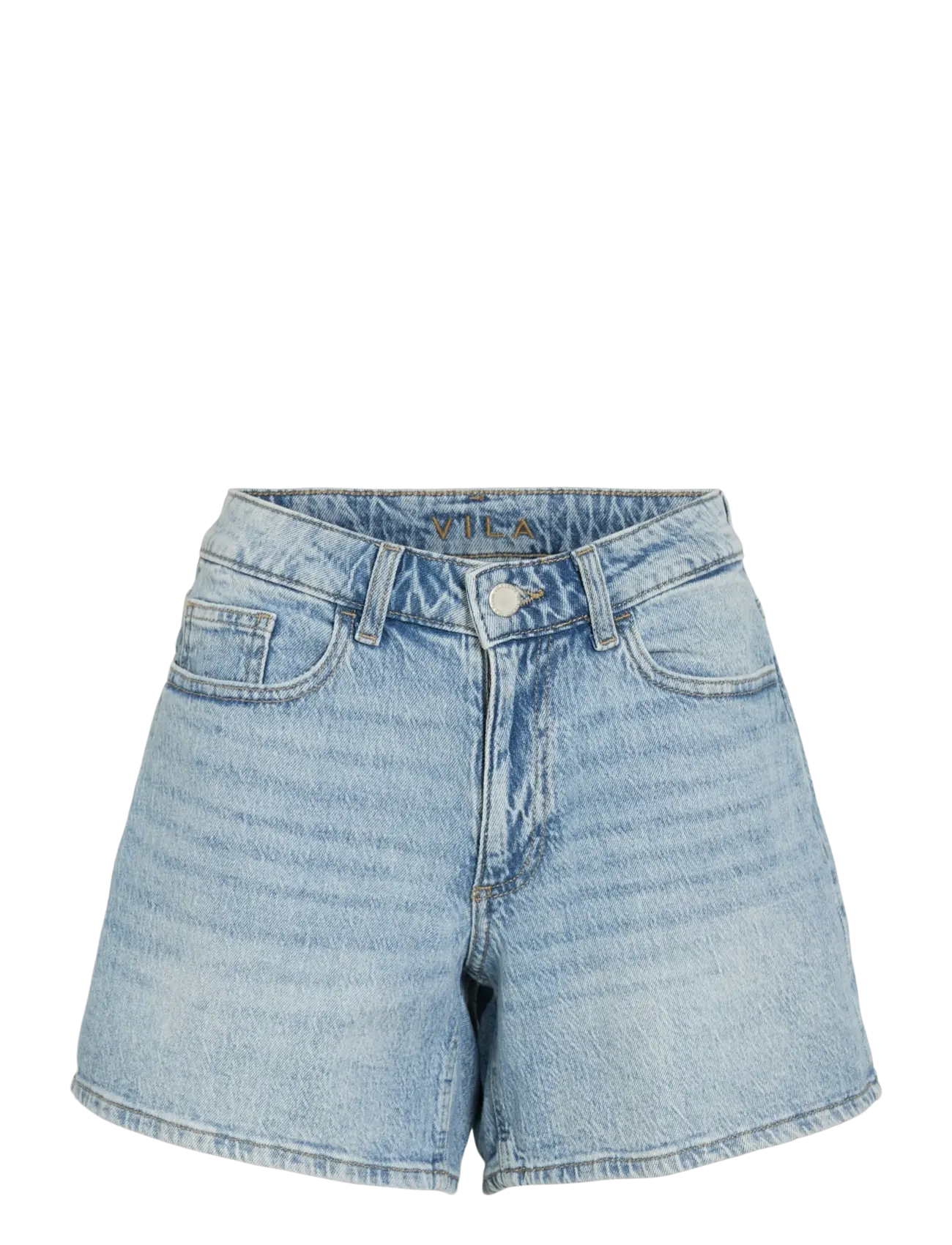 Vila VIJAF RW DENIM SHORTS-NOOS - Shorts - LIGHT BLUE DENIM / blue