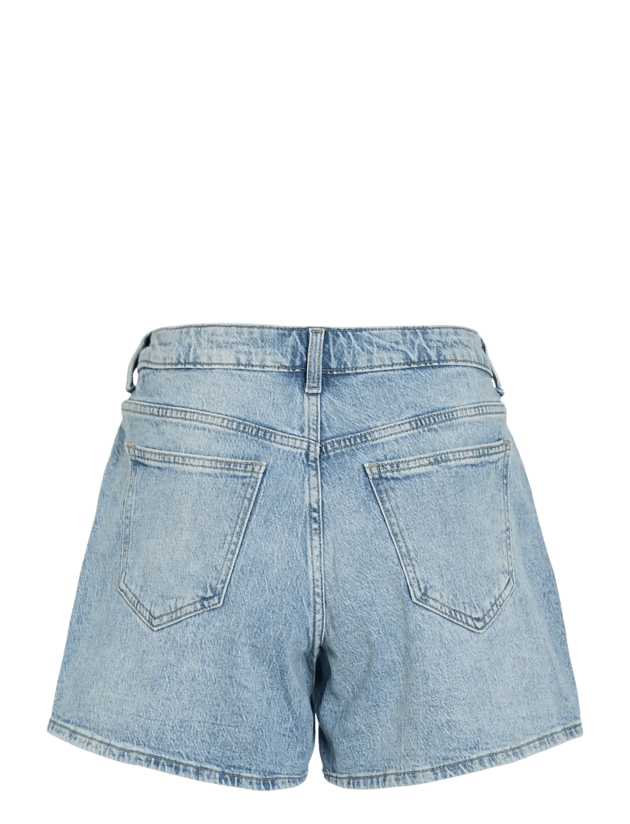 Vila - VIJAF RW DENIM SHORTS-NOOS - jorts - light blue denim - 2