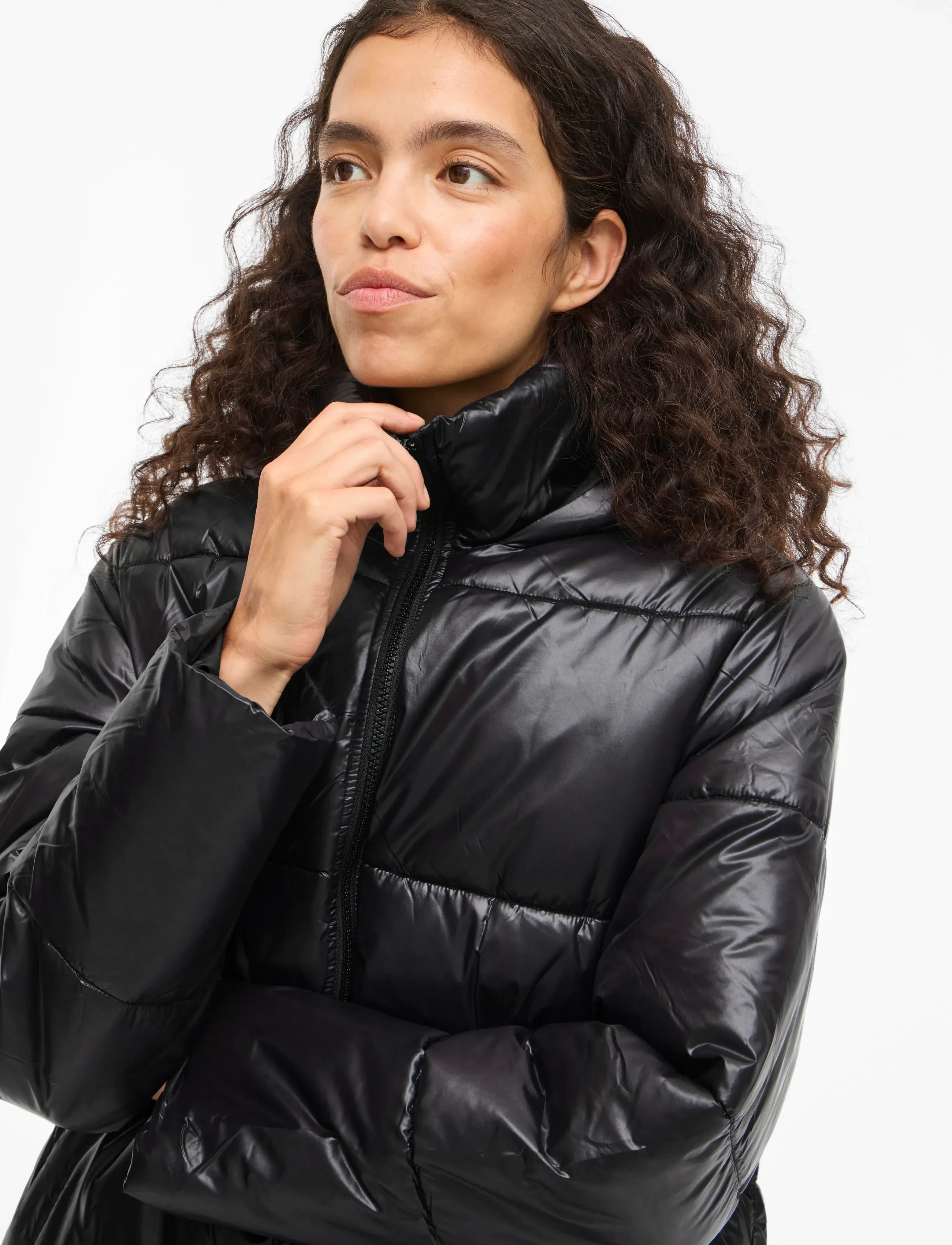 Vilidda L/S Hood Shinny Puffer Jacket 5
