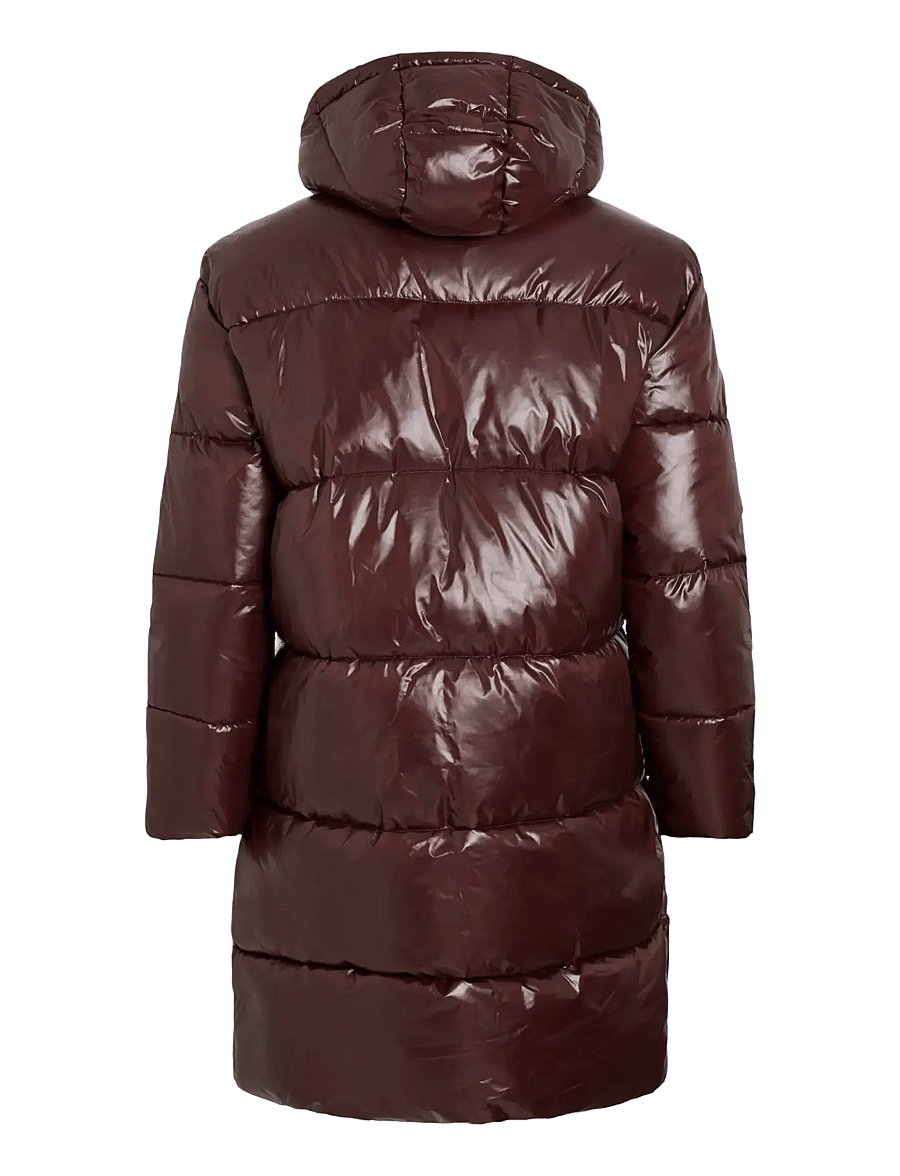 Vila - VILIDDA L/S HOOD SHINNY PUFFER JACKET - vinterjakker - fig - 2