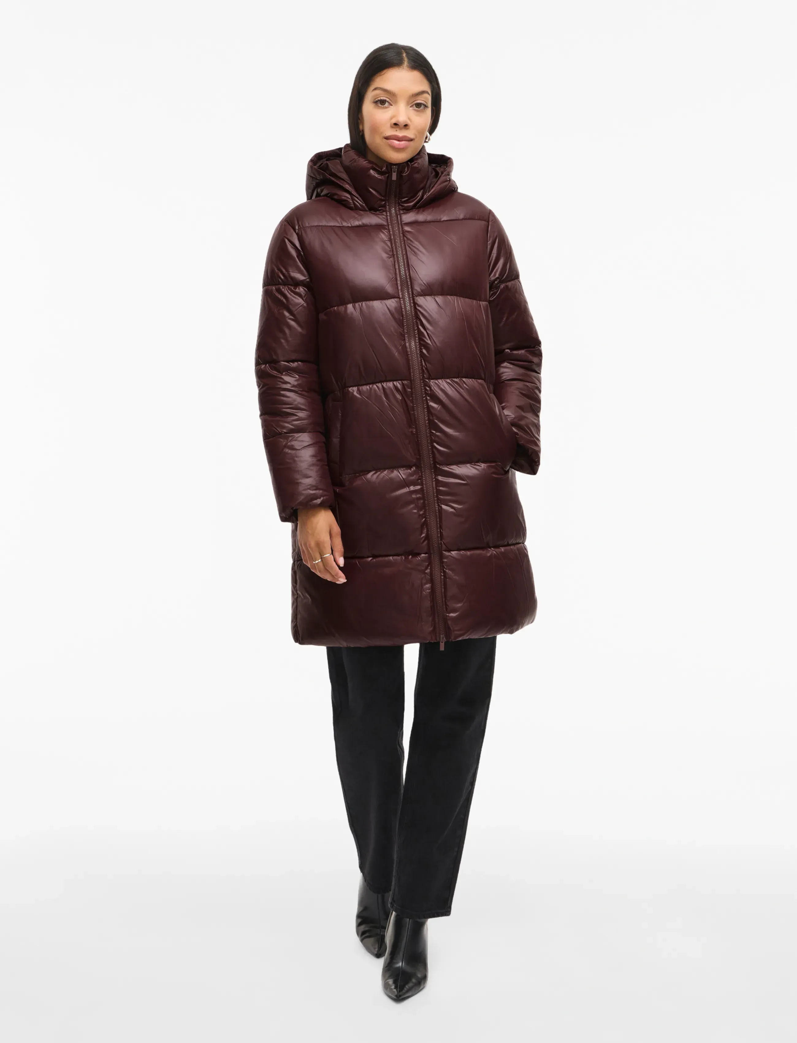 Vilidda L/S Hood Shinny Puffer Jacket 4