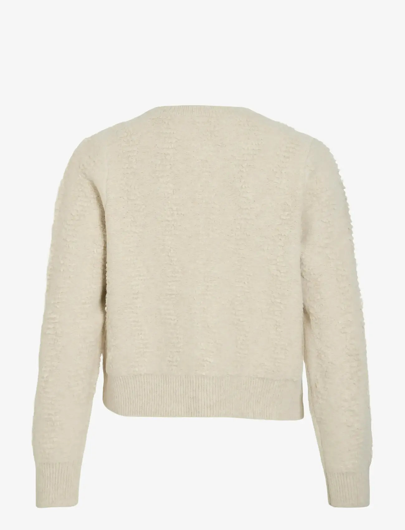 Vila - VIMIRI O-NECK L/S KNIT CARDIGAN - koftor - birch - 1