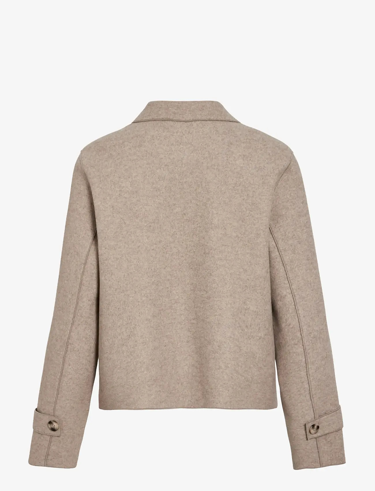 Vila - VIJUICE L/S SHORT JACKET - NOOS - natural melange - 2