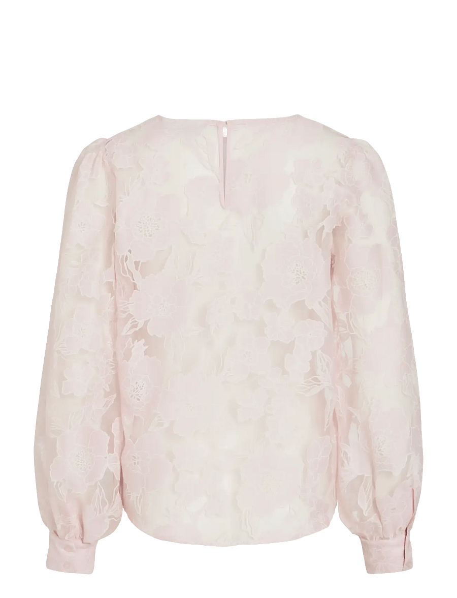 Vila - VIBILLIE O-NECK L/S TOP - langærmede bluser - cherry blossom - 2