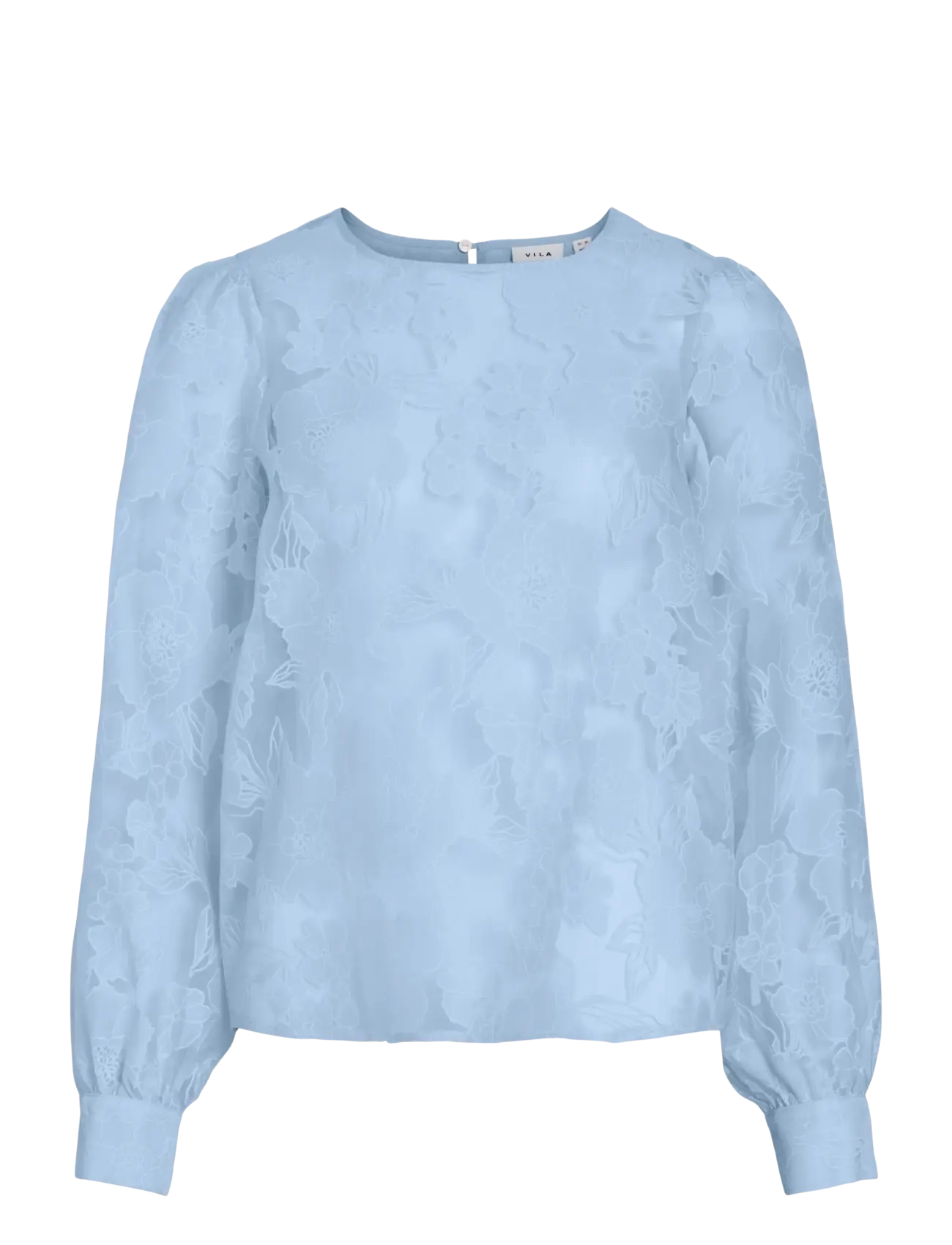 Vila VIBILLIE O-NECK L/S TOP - Kleidung - NANTUCKET BREEZE / blue