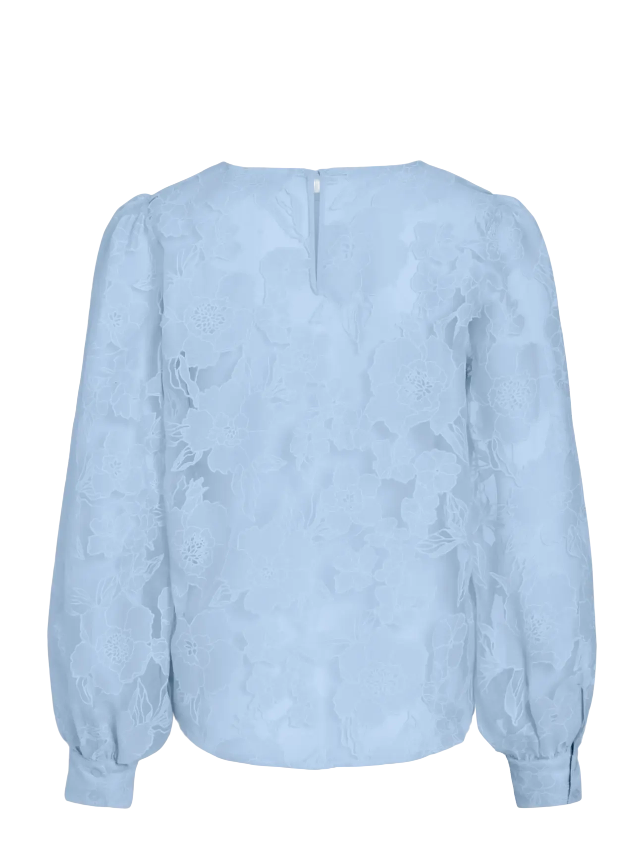 Vila - VIBILLIE O-NECK L/S TOP - blūzes ar garām piedurknēm - nantucket breeze - 2