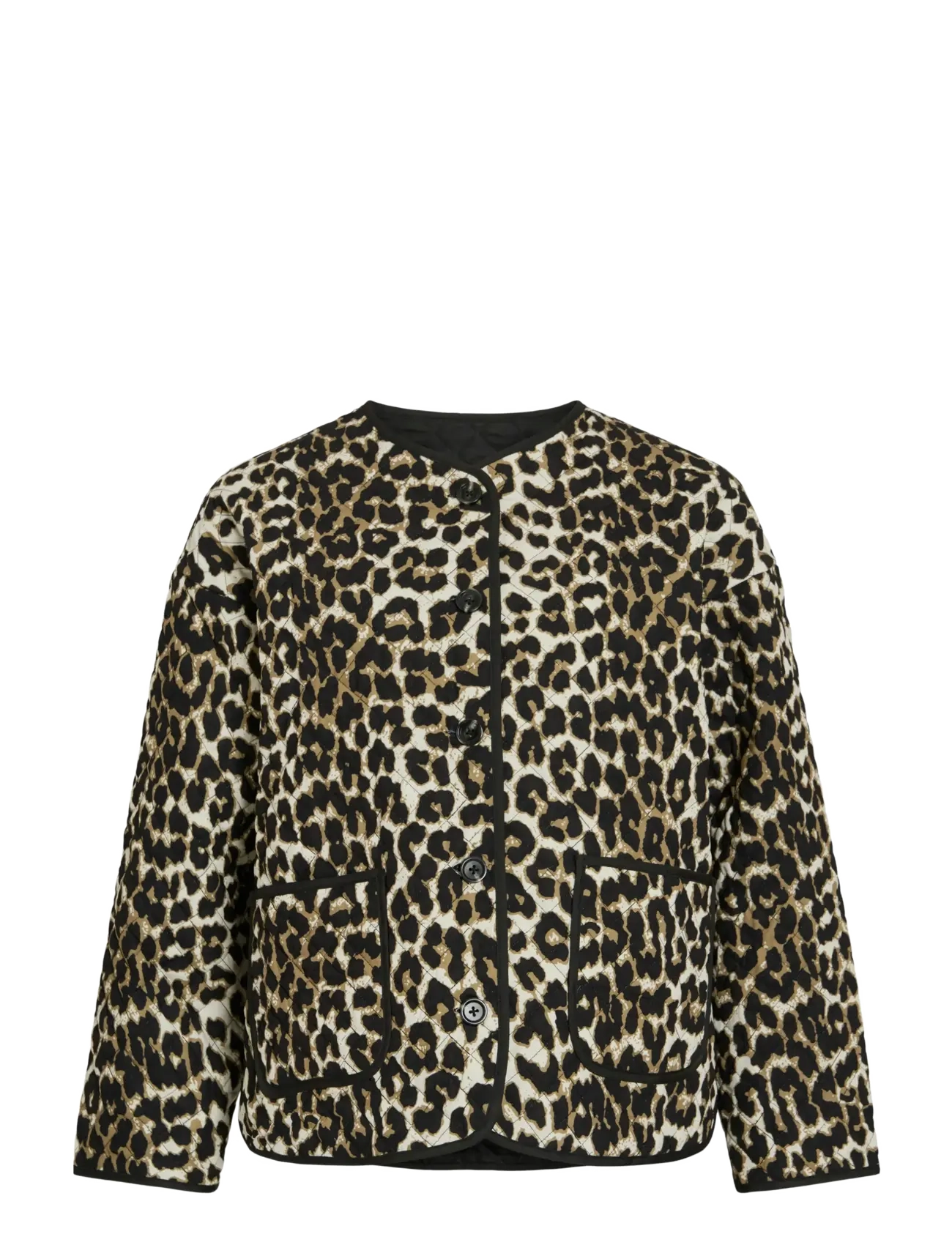 Vila VIDELLE L/S JACKET/PB - Nyheter - BIRCH / multi