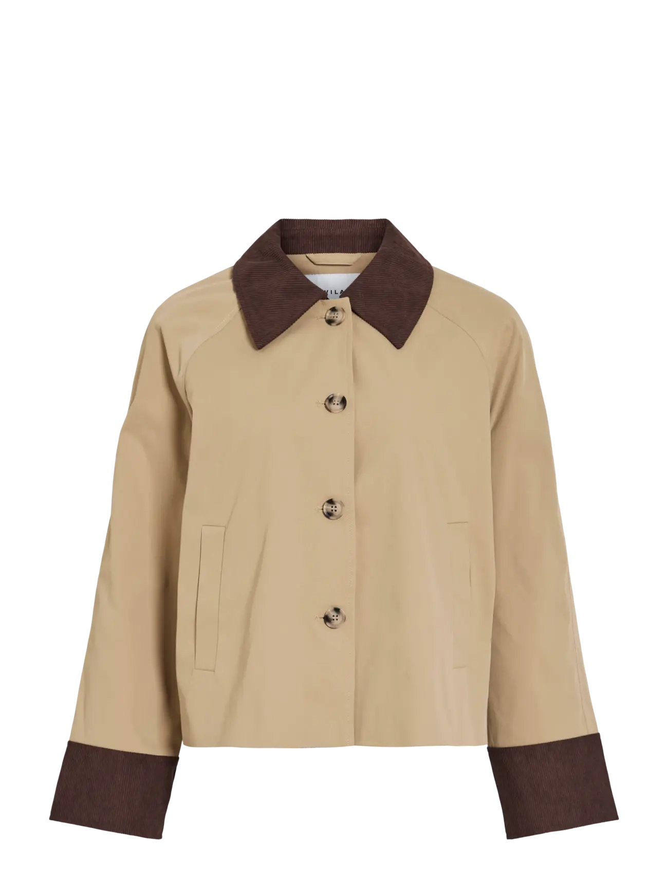 Vila VIEMELIE L/S JACKET/TB/BFS - Vila - TRAVERTINE / beige
